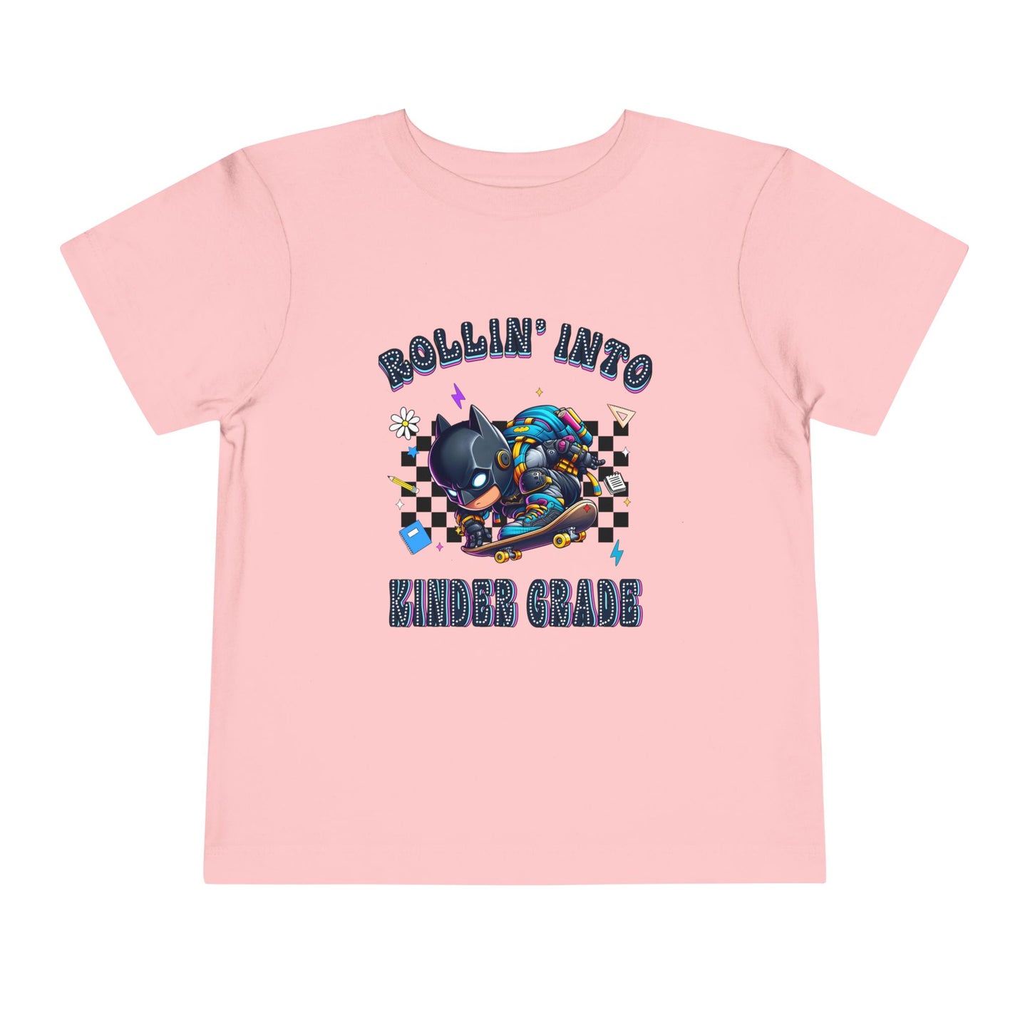 BATMAN - Rollin' Into Kinder Grade Toddler Short Sleeve Tee