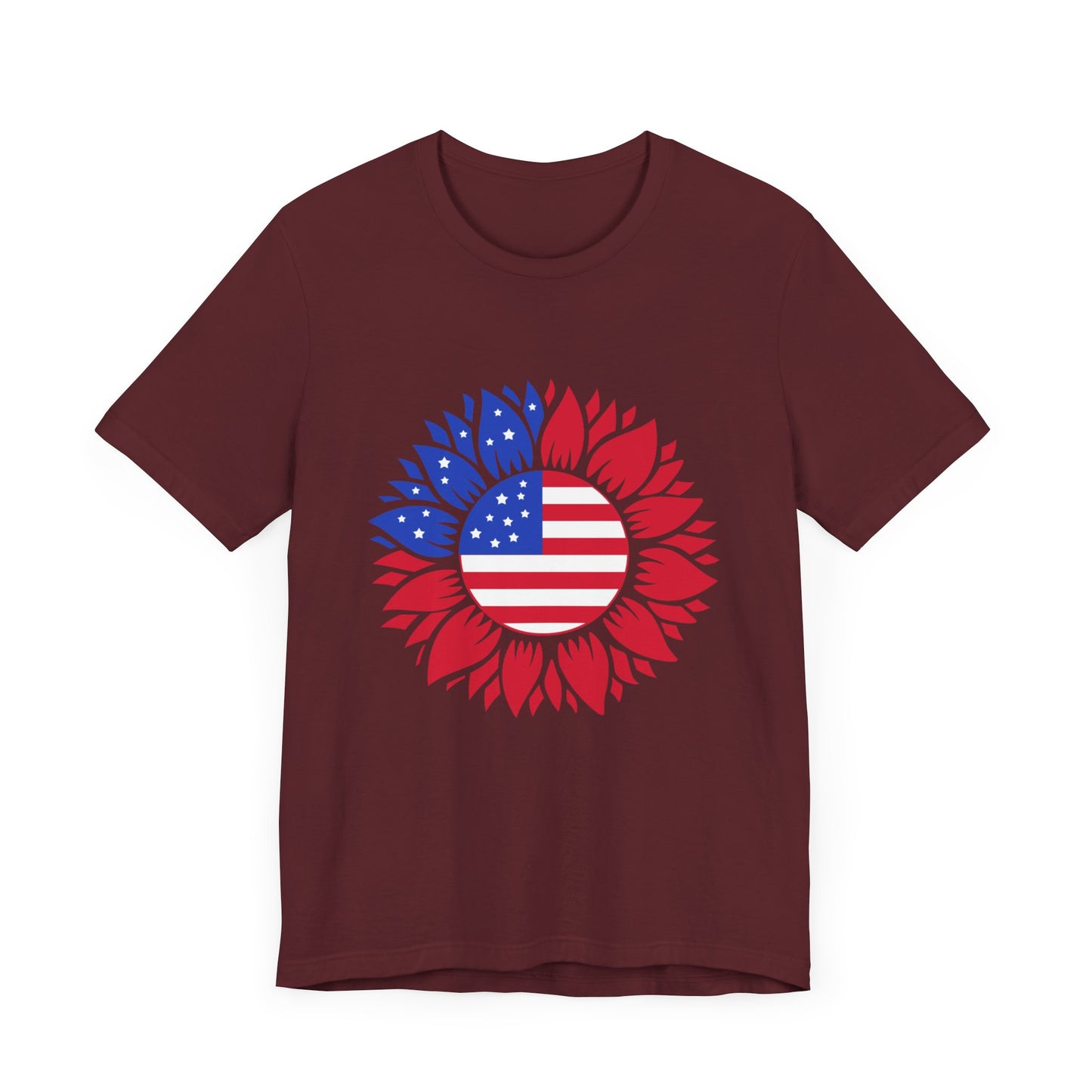 American Sunflower Jersey Short Sleeve Tee