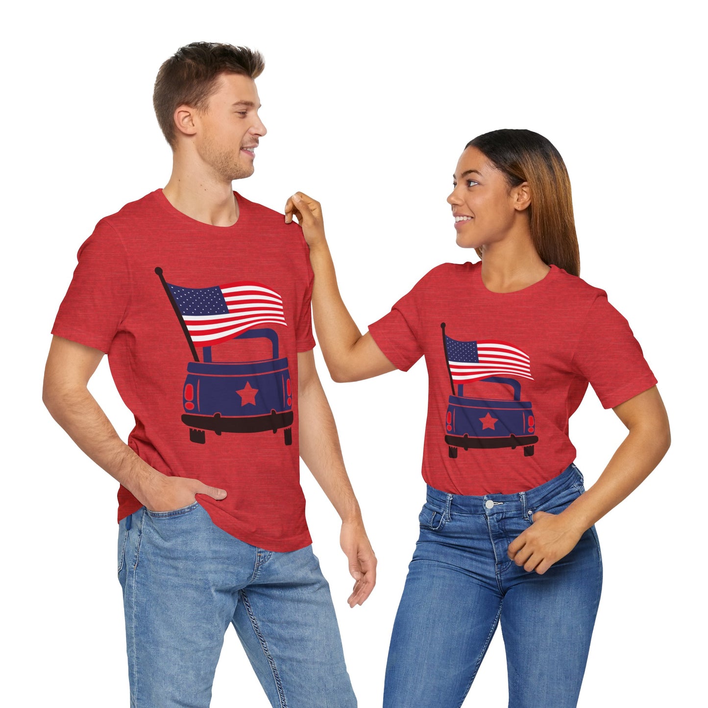 Flag & Truck Jersey Short Sleeve Tee