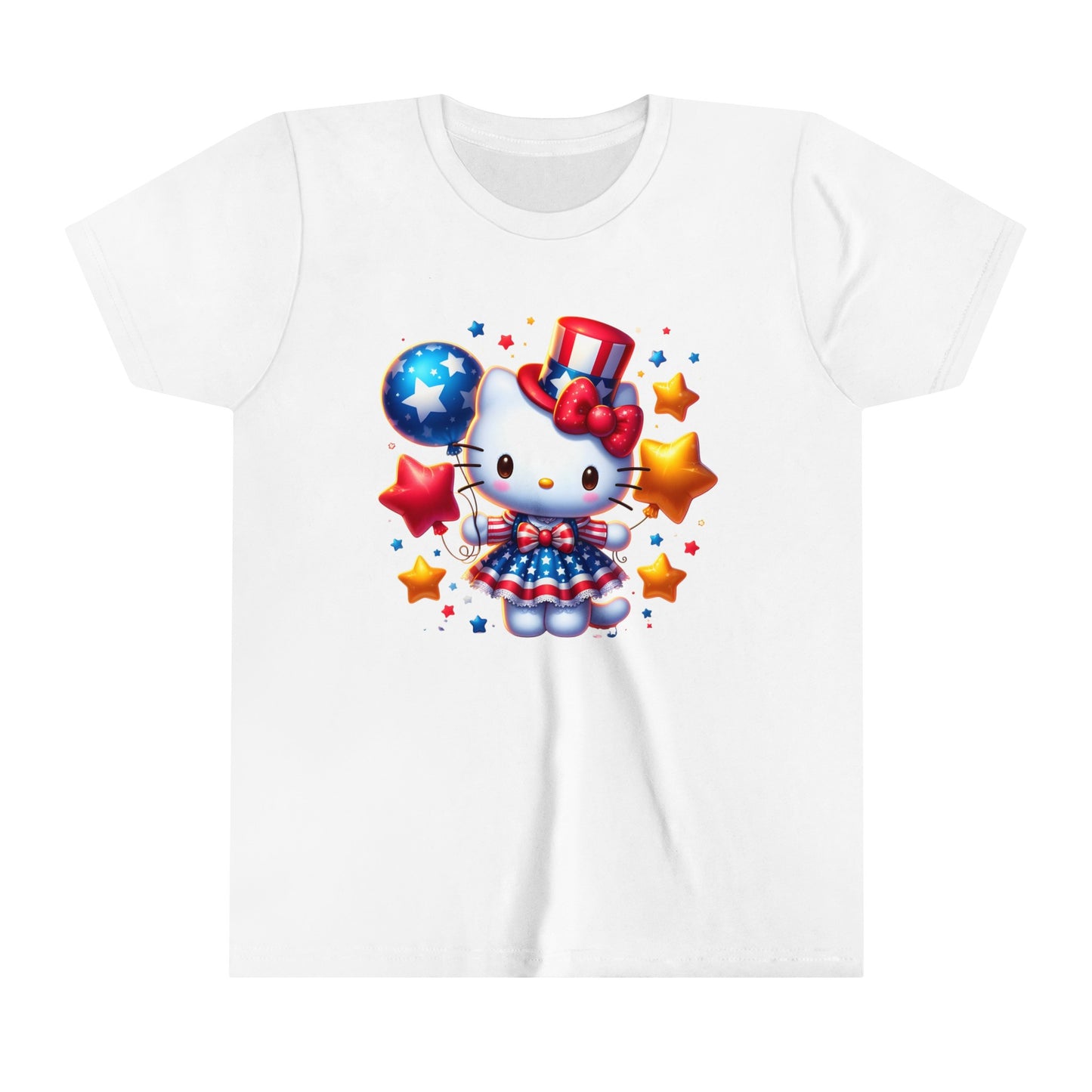 Balloons Hello Kitty Youth Short Sleeve Tee