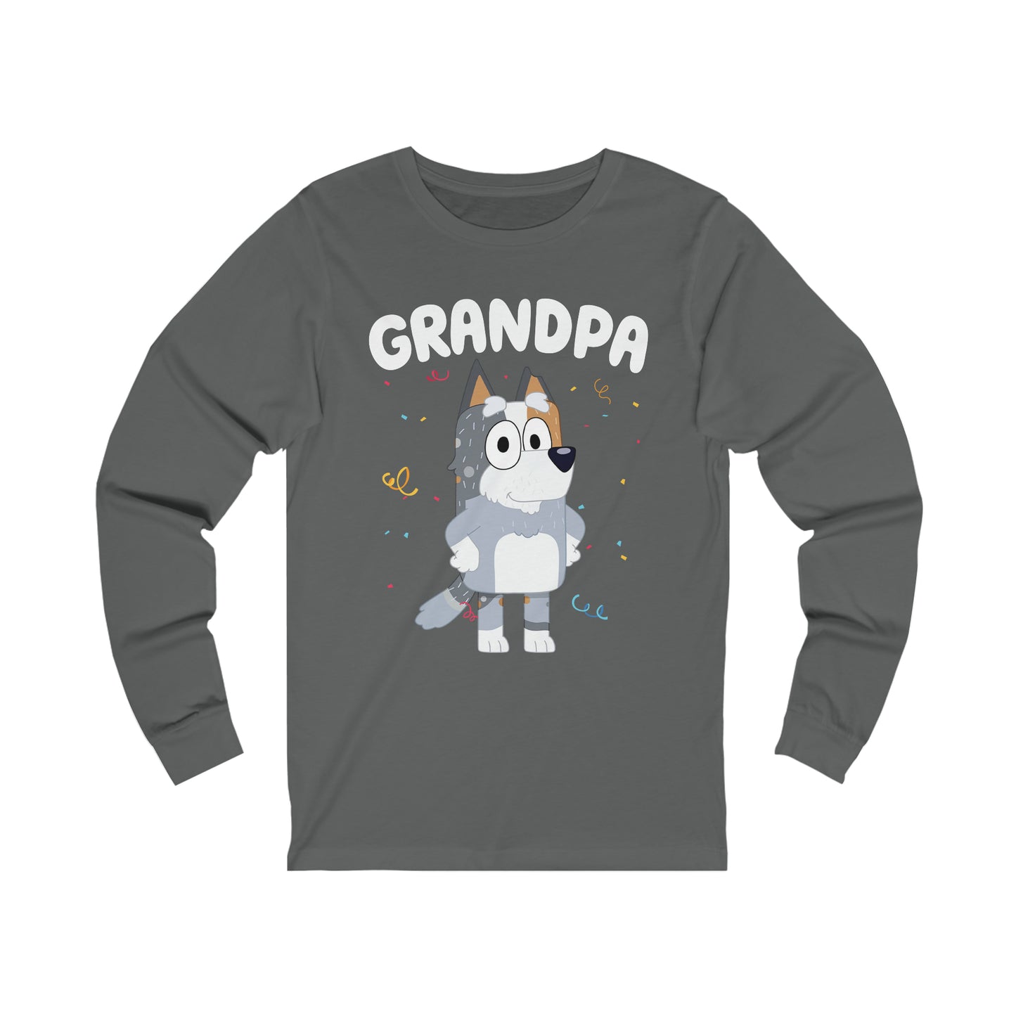 Grandpa Bluey Birthday Long sleeve Tshirt