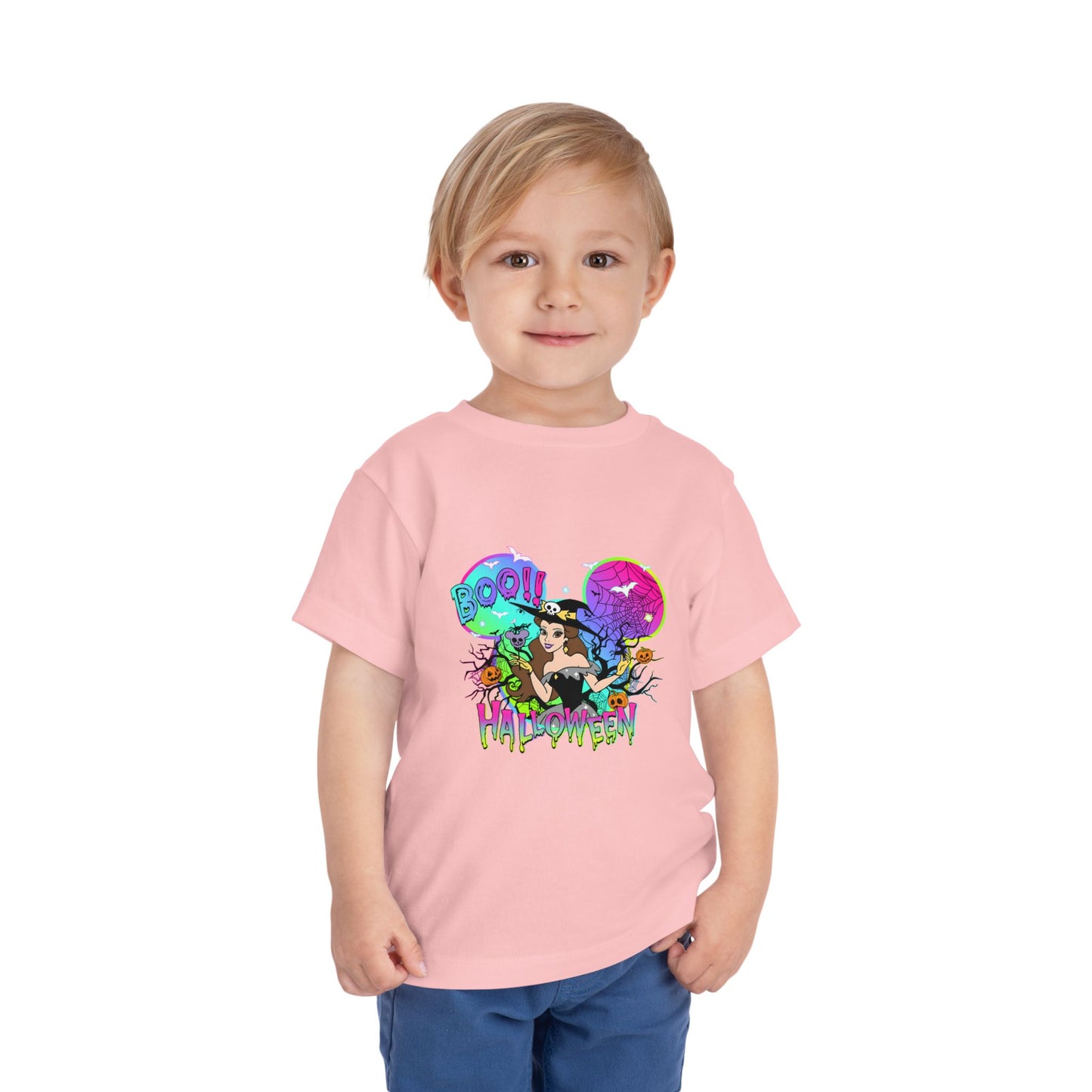 Belle Boo! Halloween Toddler Short Sleeve Tee