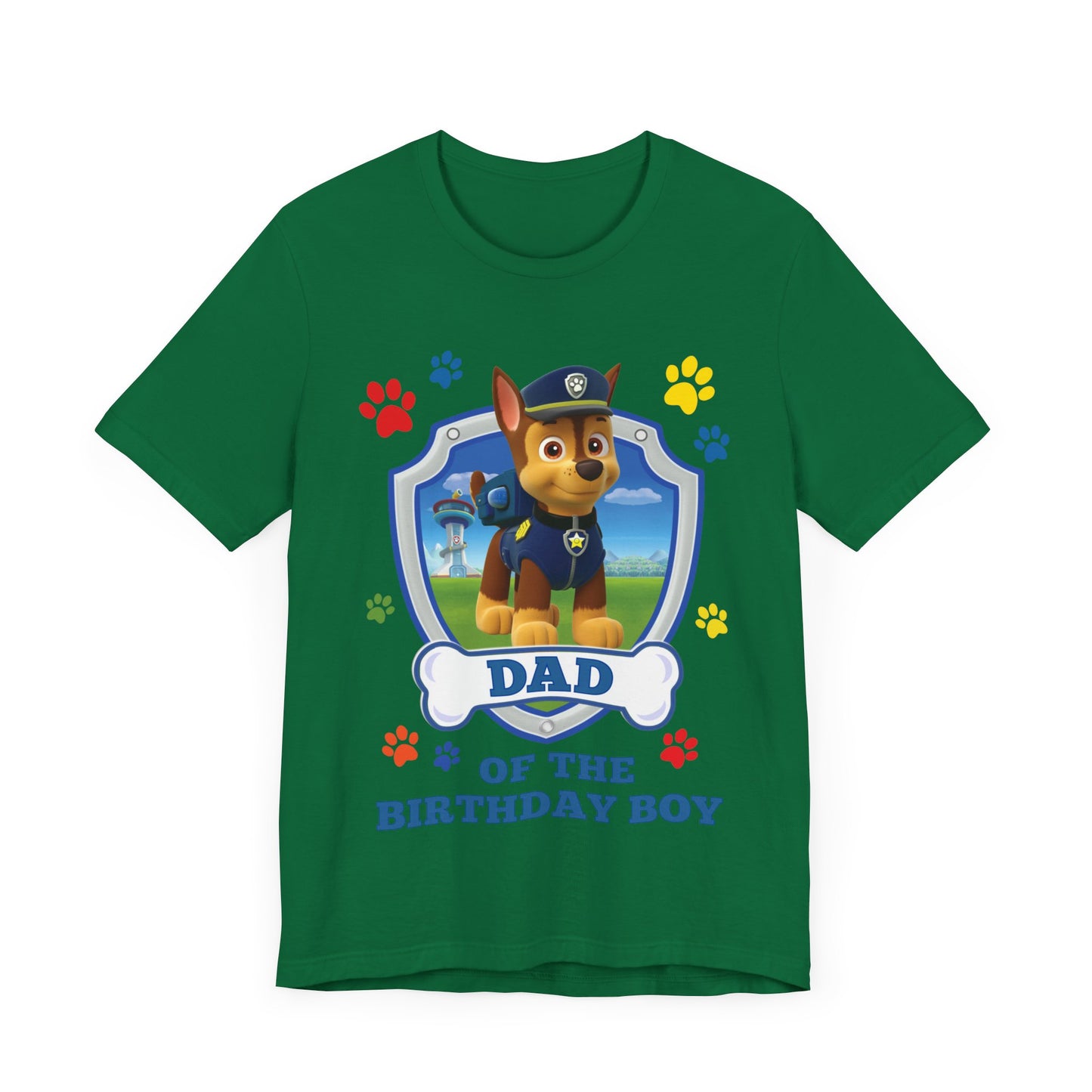 Dad of the Birthday Boy Jersey Short Sleeve Tee