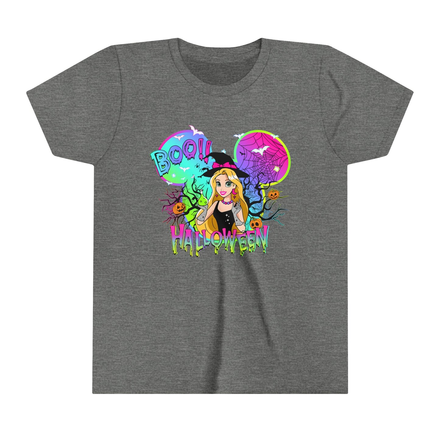 Rapunzel Boo! Halloween Youth Short Sleeve Tee