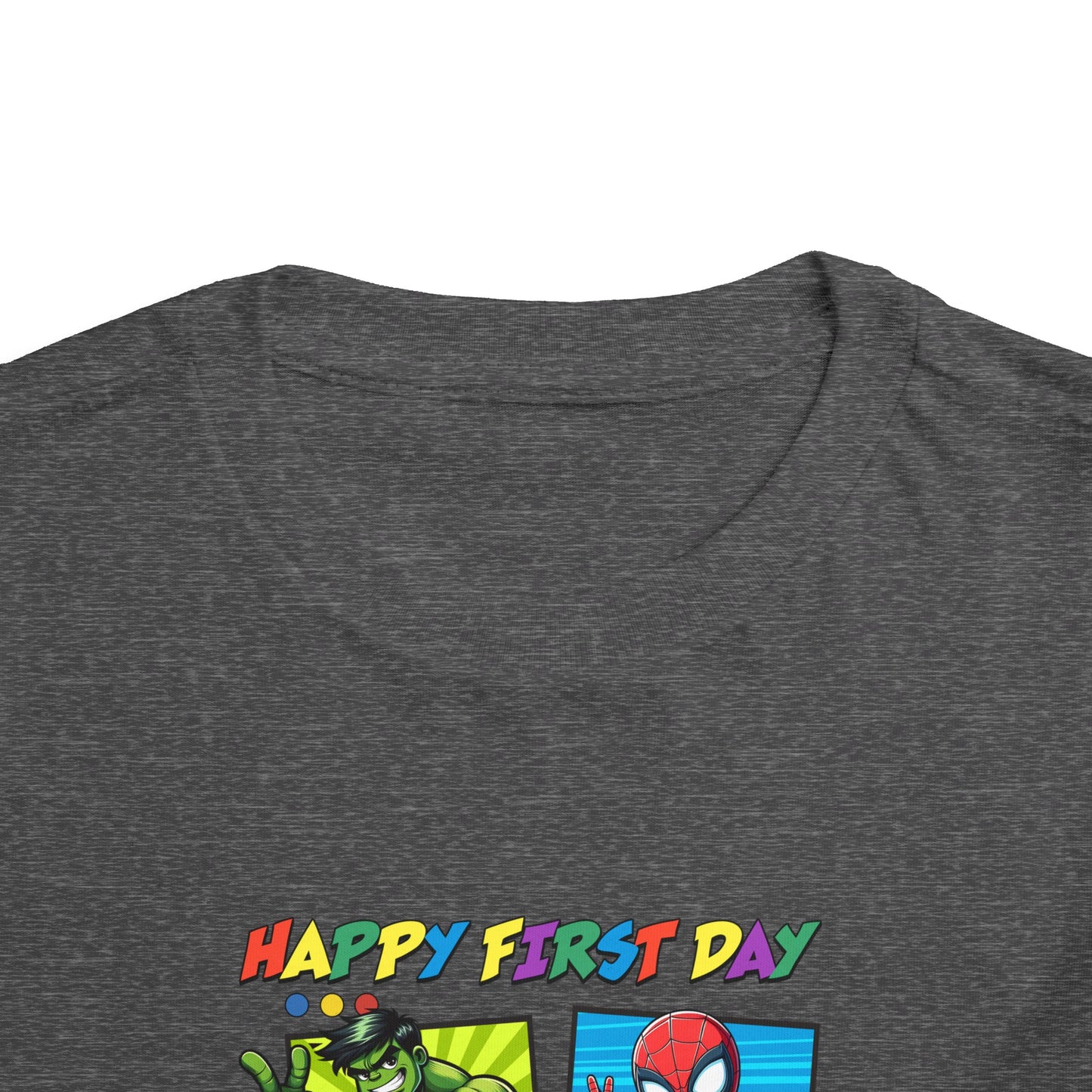 Happy First Day of School Toddler Short Sleeve Tee