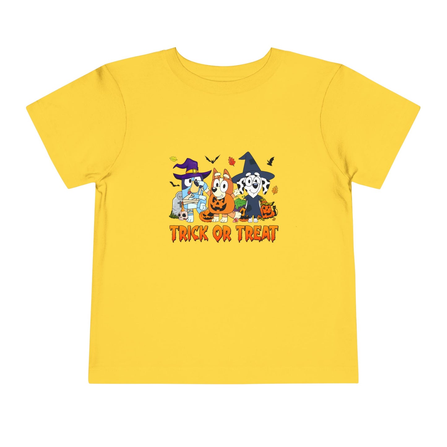 Bluey-Bingo-Chloe Trick or Treat Toddler Short Sleeve Tee