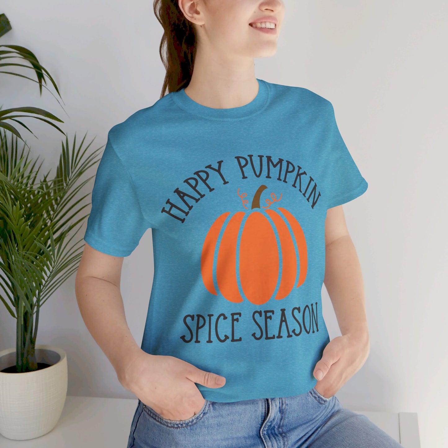 Happy Pumpkin Spice Season Jersey Short Sleeve Tee