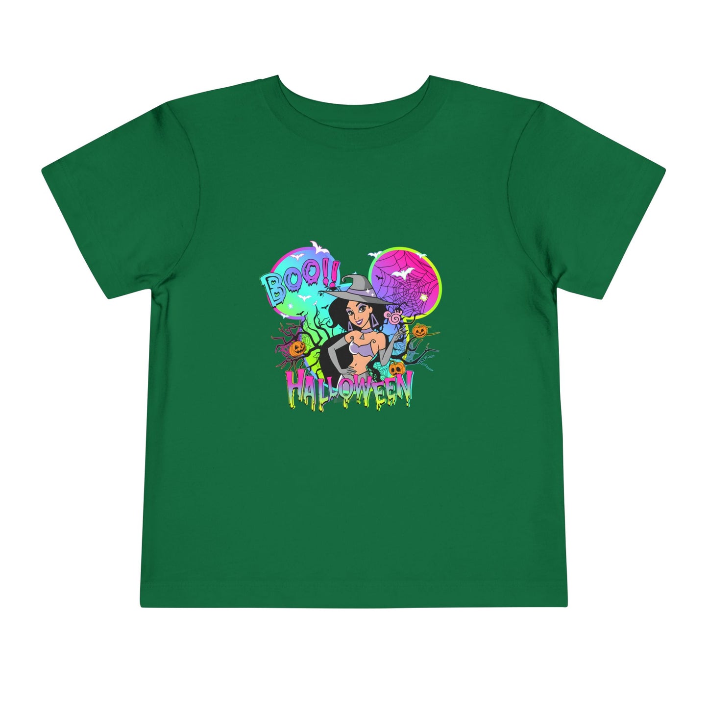 Jasmine Boo! Halloween Toddler Short Sleeve Tee