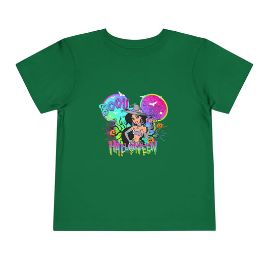 Jasmine Boo! Halloween Toddler Short Sleeve Tee