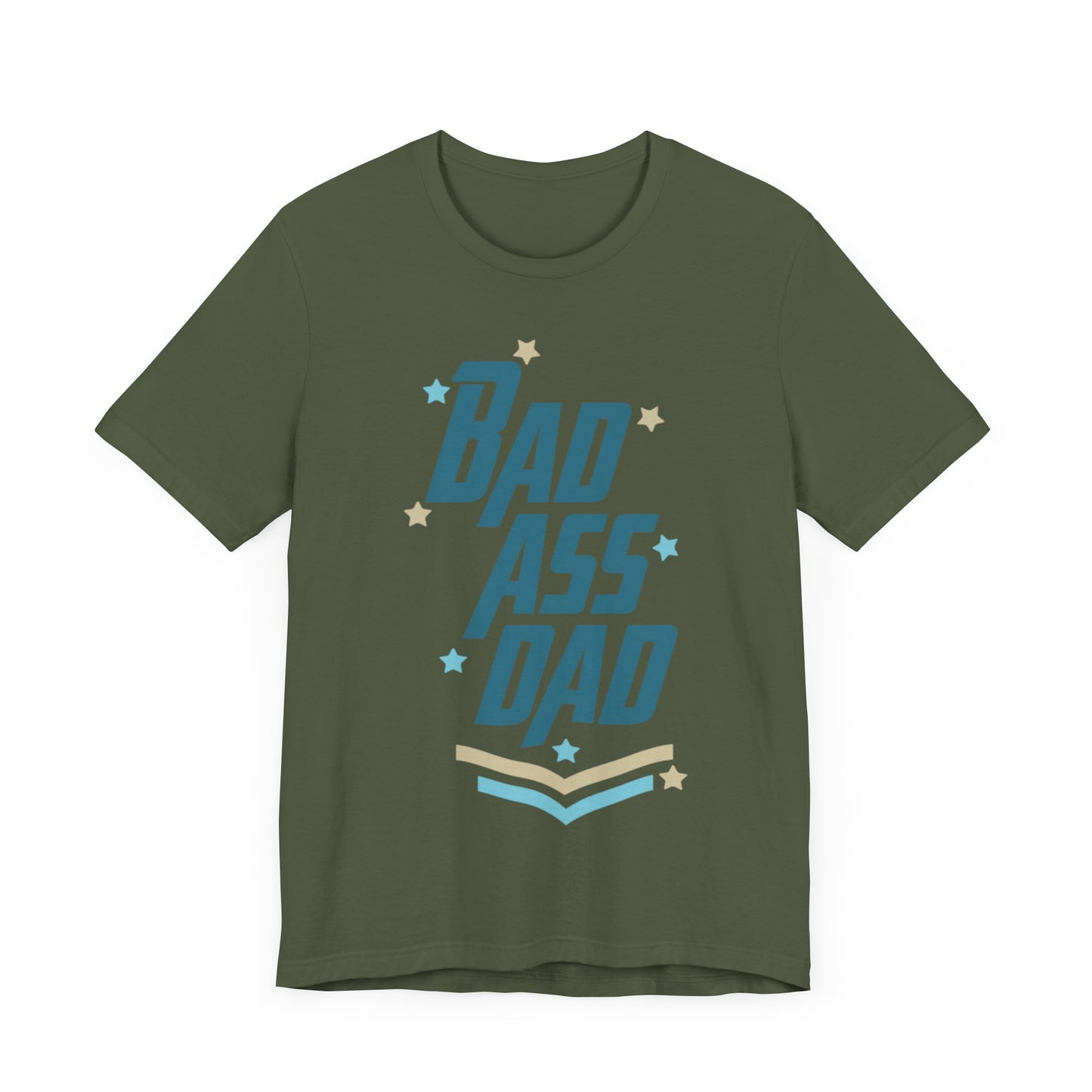 Bad Ass Dad Jersey Short Sleeve Tee
