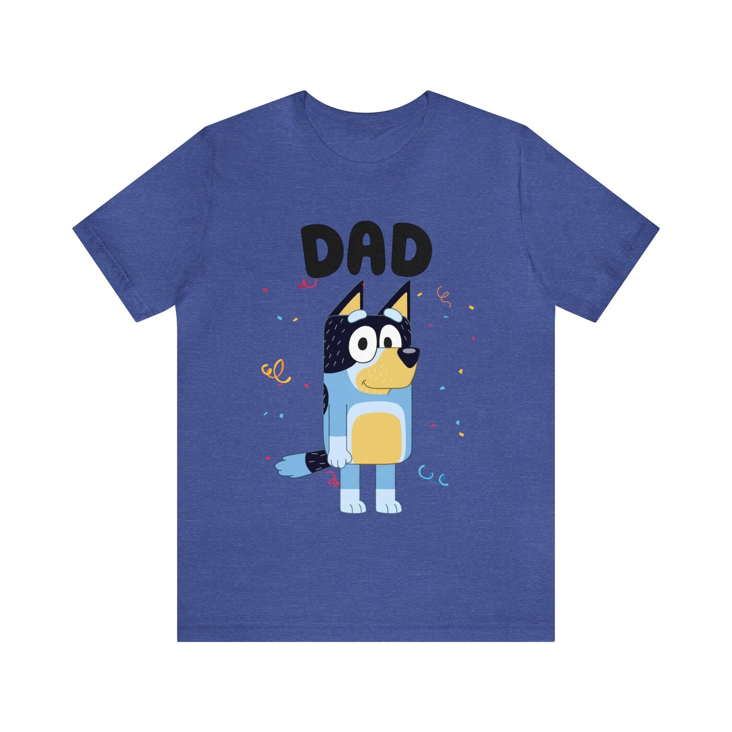 Dad Bluey Birthday Short sleeve Tshirt
