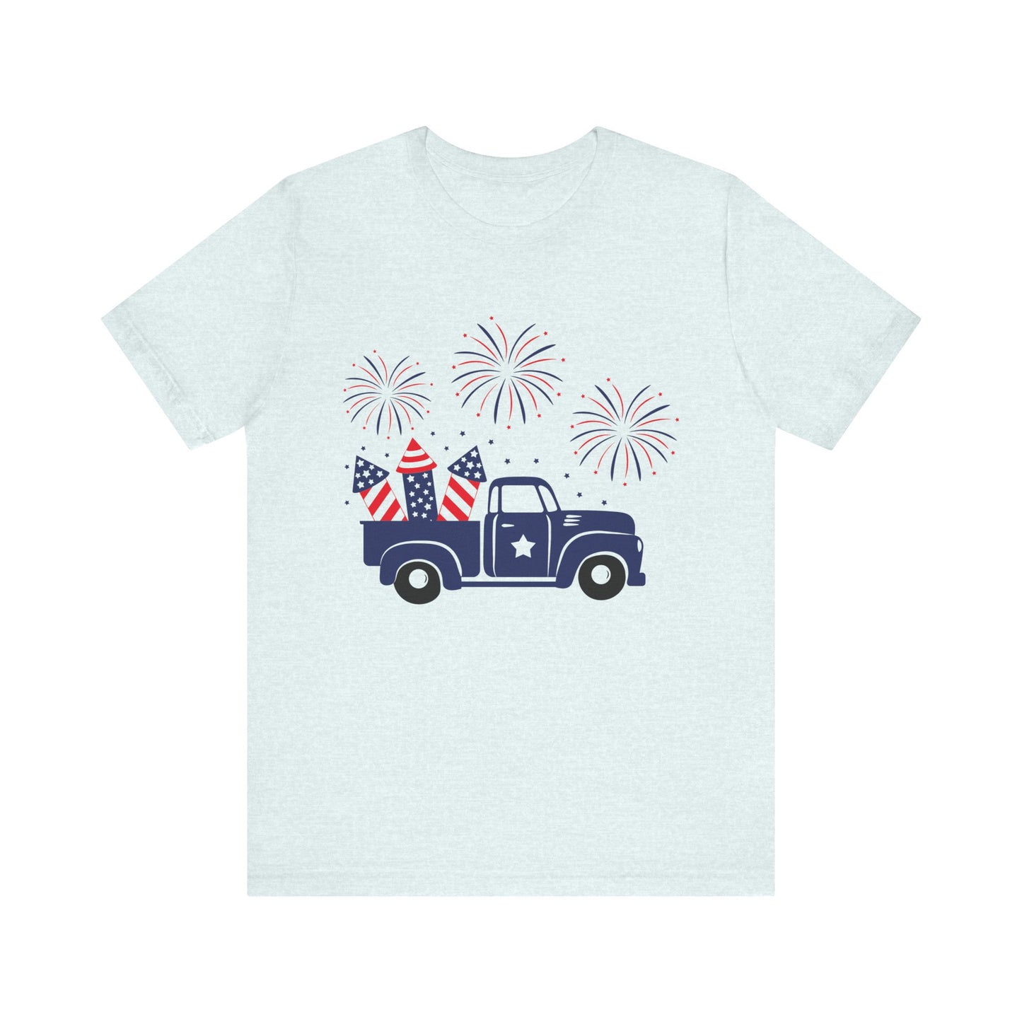 Truck & Fireworks Jersey Short Sleeve Tee