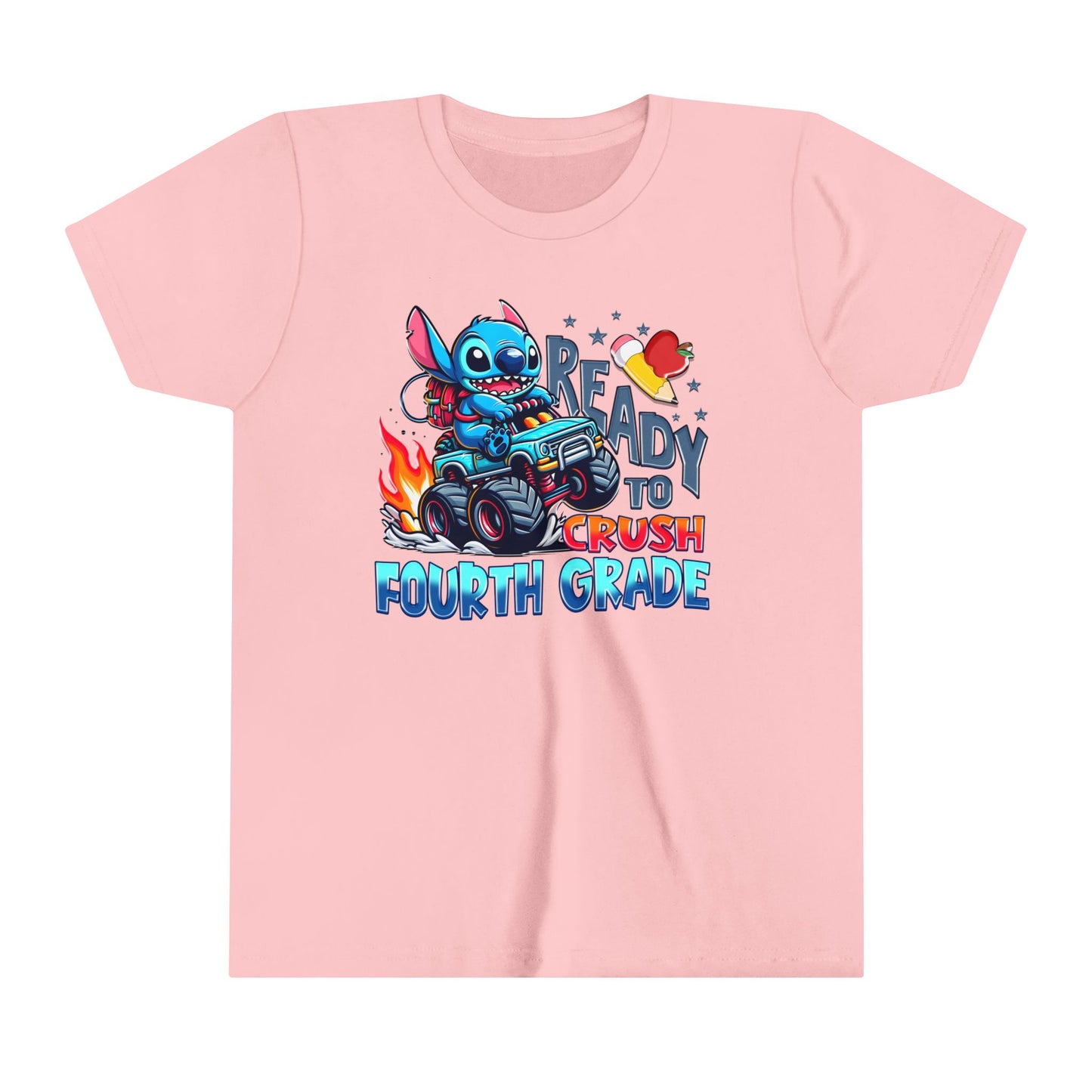 Ready to Crush Fourth Grade Youth Short Sleeve Tee