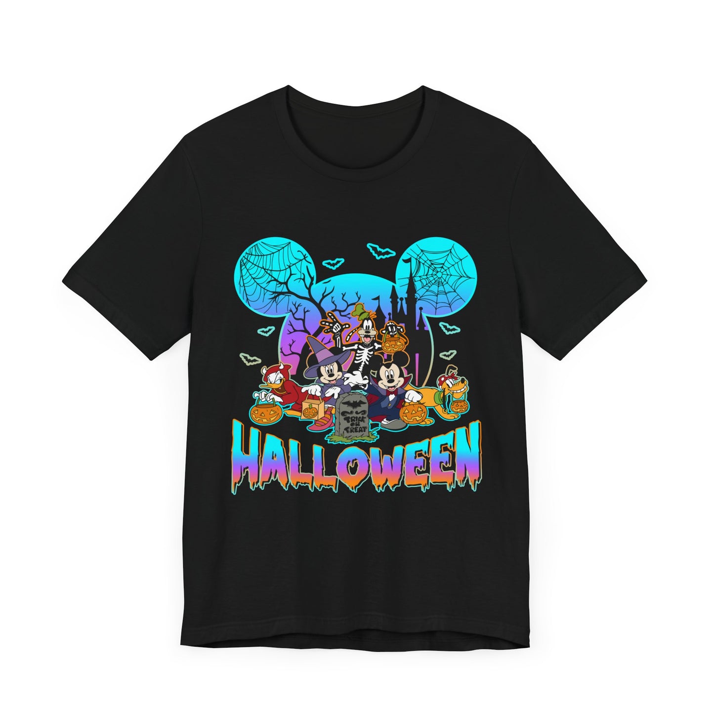 Halloween Mickey and Friends Jersey Short Sleeve Tee