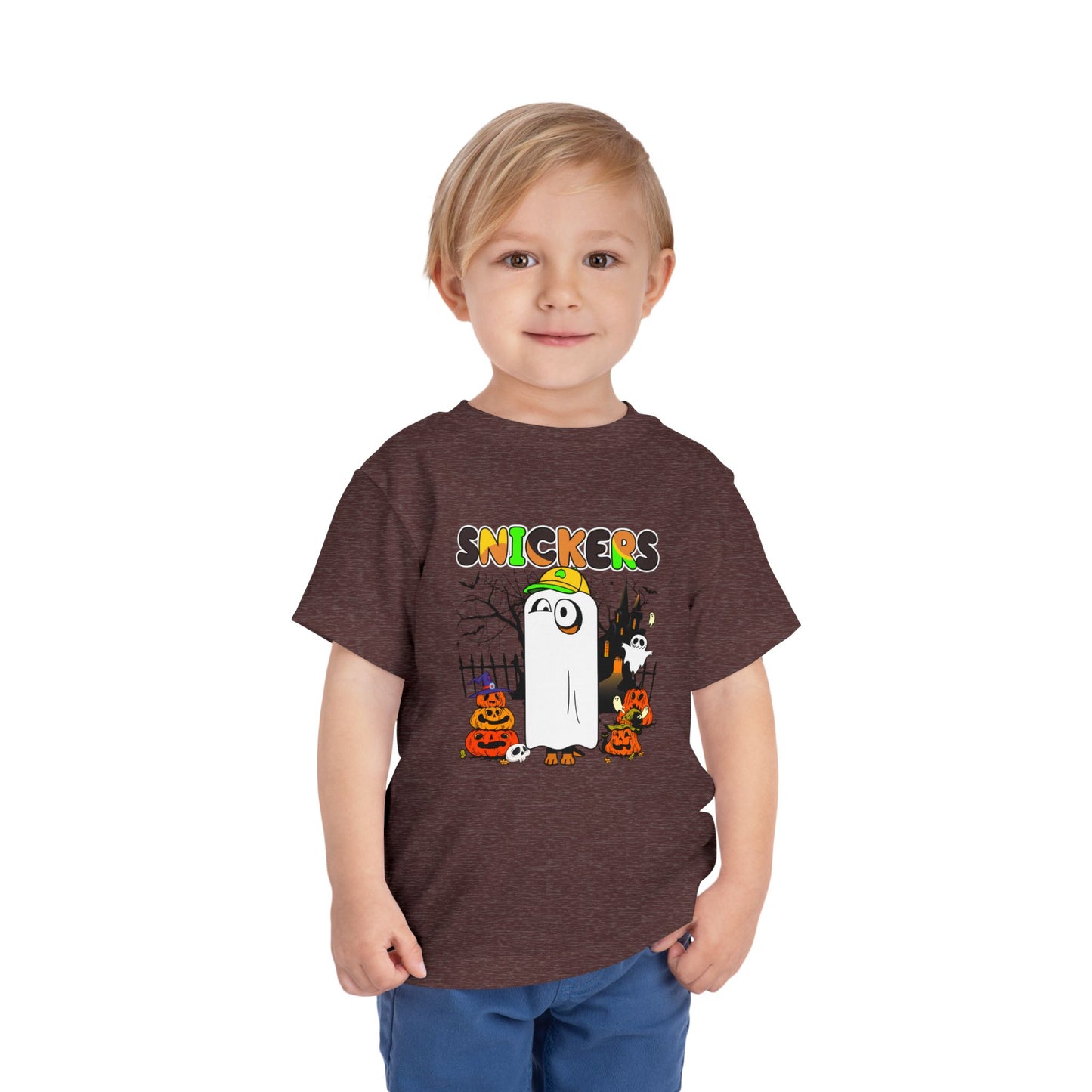Snickers Ghost Toddler Short Sleeve Tee
