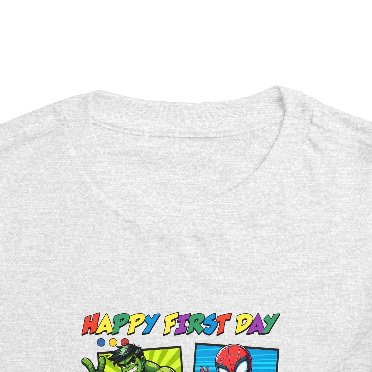 Happy First Day of School Toddler Short Sleeve Tee