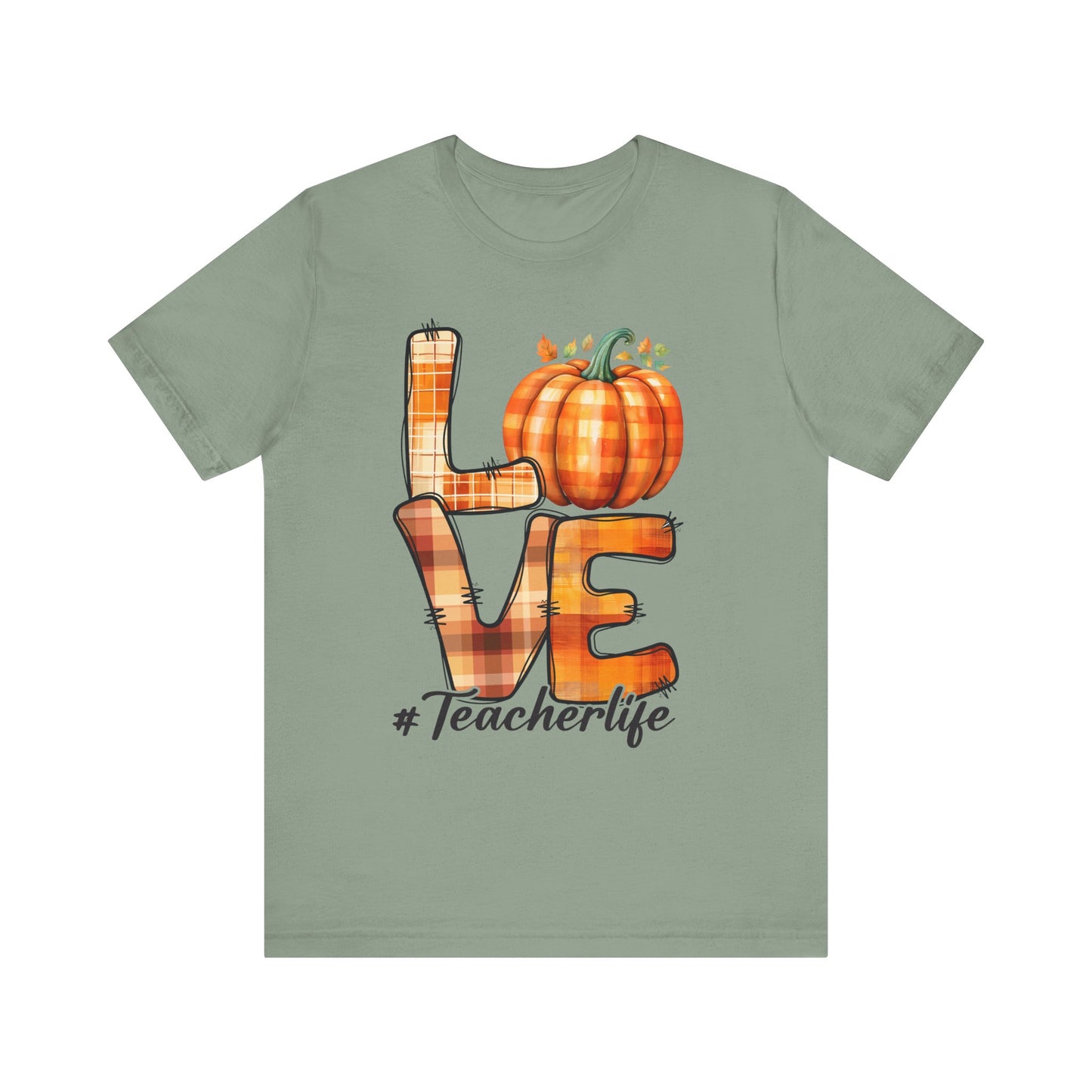LOVE Teacher Life Jersey Short Sleeve Tee