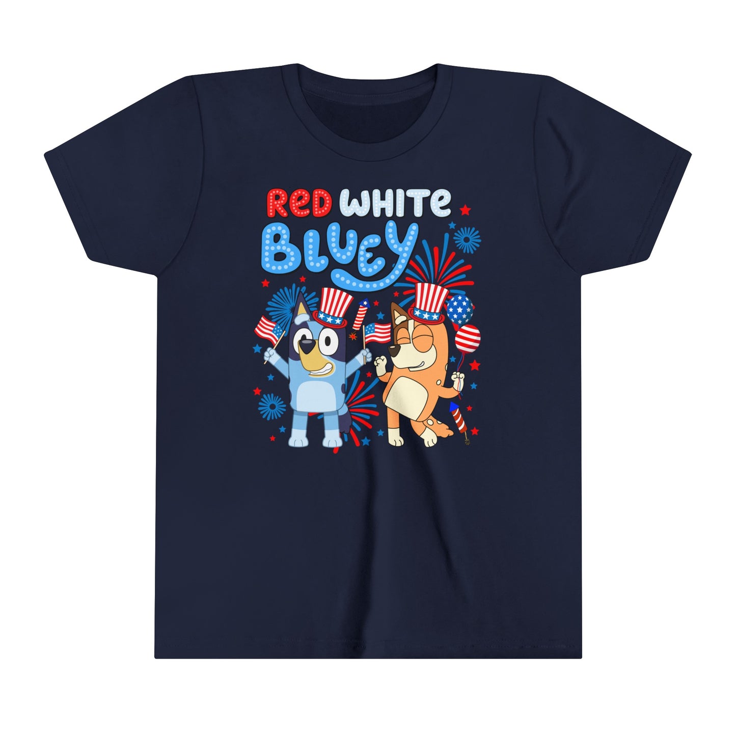 Red, White & Bluey Youth Short Sleeve Tee