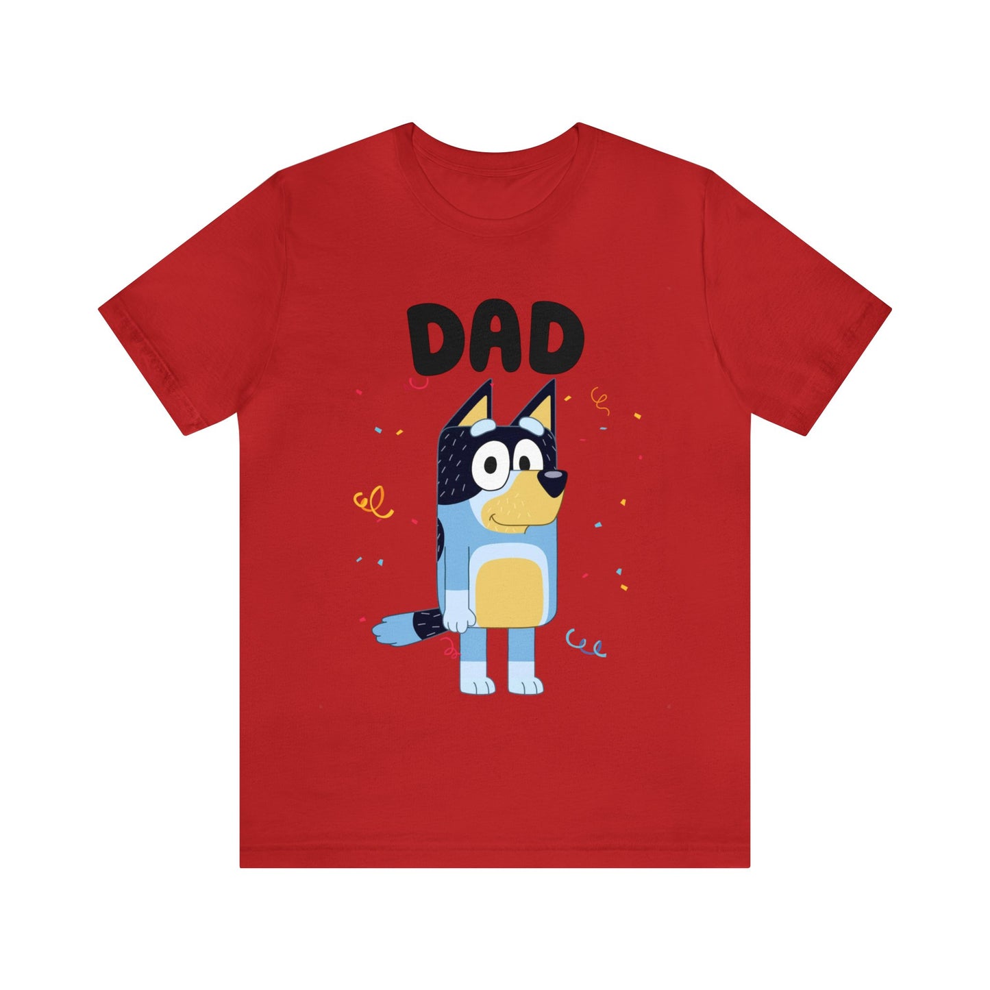 Dad Bluey Birthday Short sleeve Tshirt