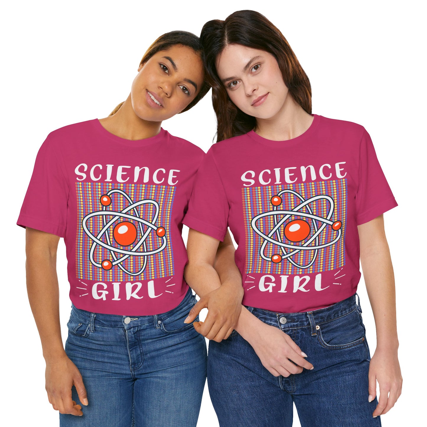 Science  Girl Jersey Short Sleeve Tee