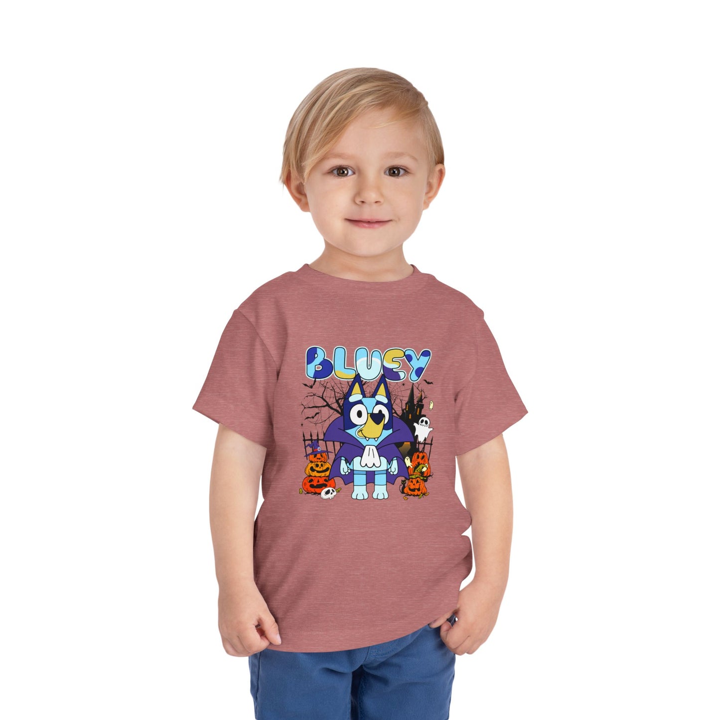 Bluey vampire Toddler Short Sleeve Tee
