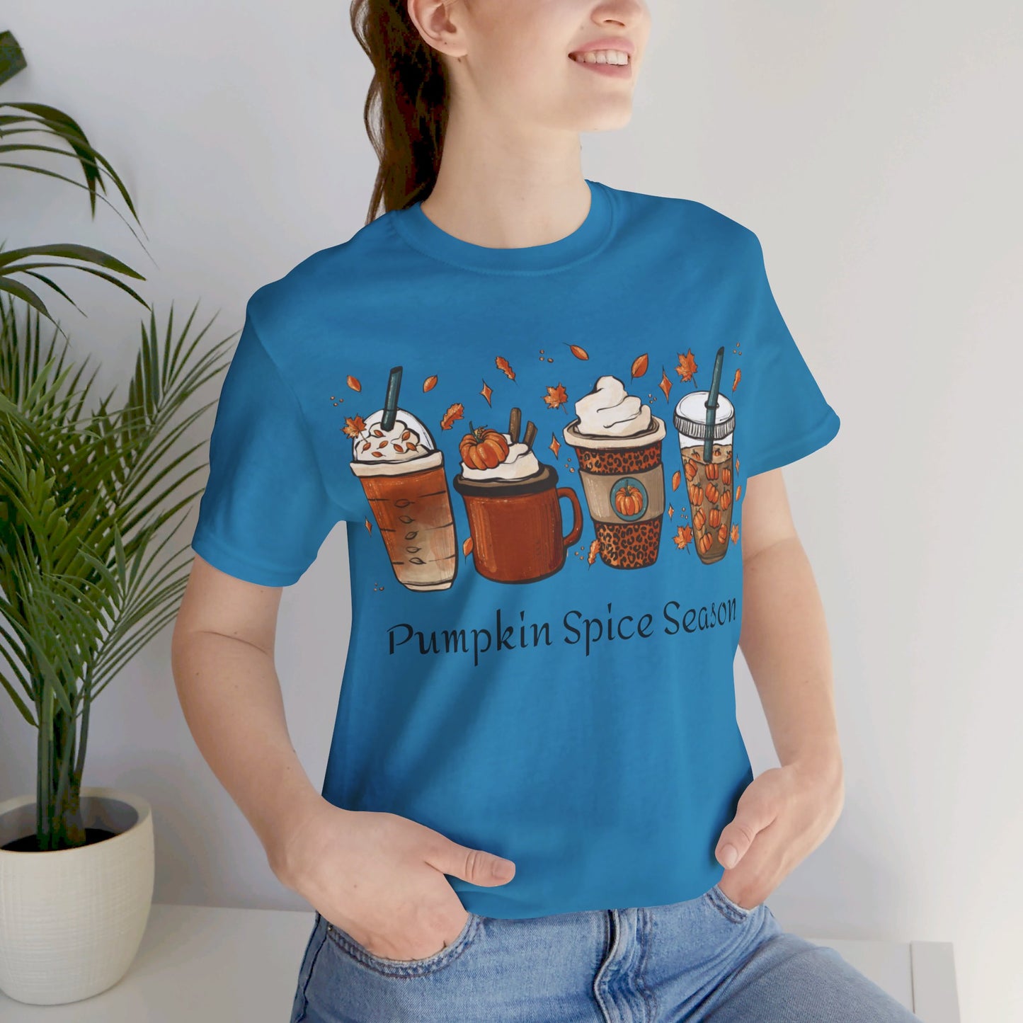 Pumpkin Spice Season Jersey Short Sleeve Tee