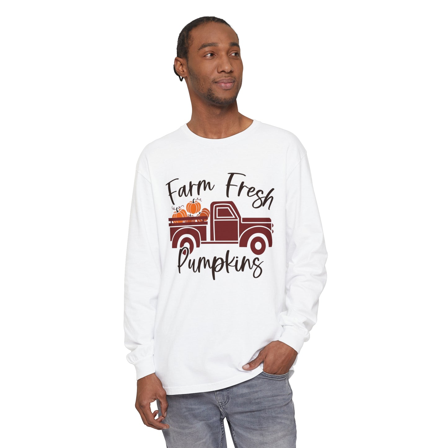 Farm Fresh Pumpkins Long Sleeve T-Shirt