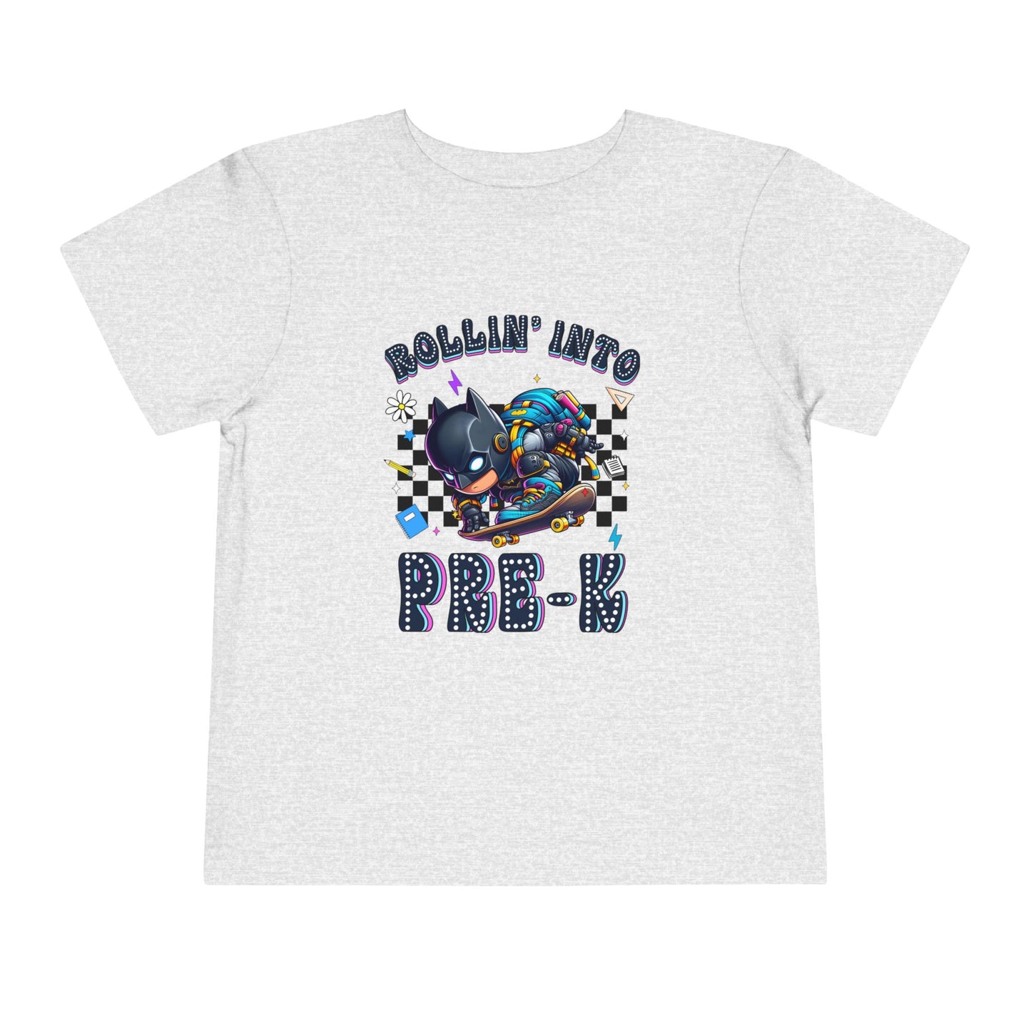 BATMAN - Rollin' Into Pre-K Toddler Short Sleeve Tee