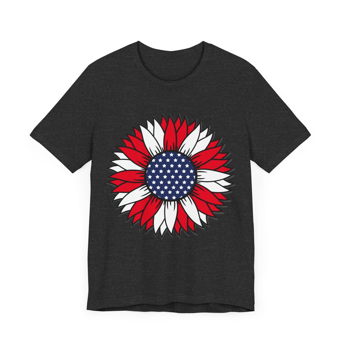 American Sunflower Jersey Short Sleeve Tee