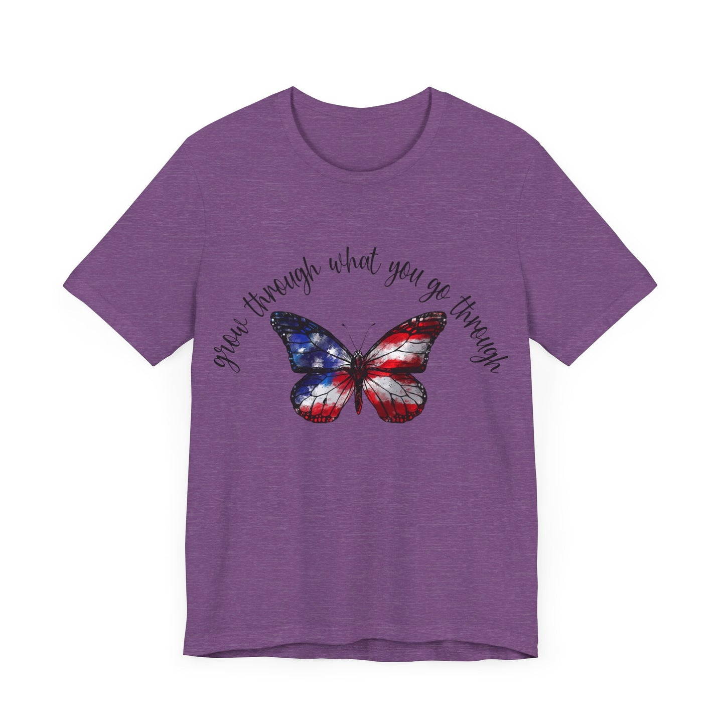 Grow Through What You Go Through Jersey Short Sleeve Tee