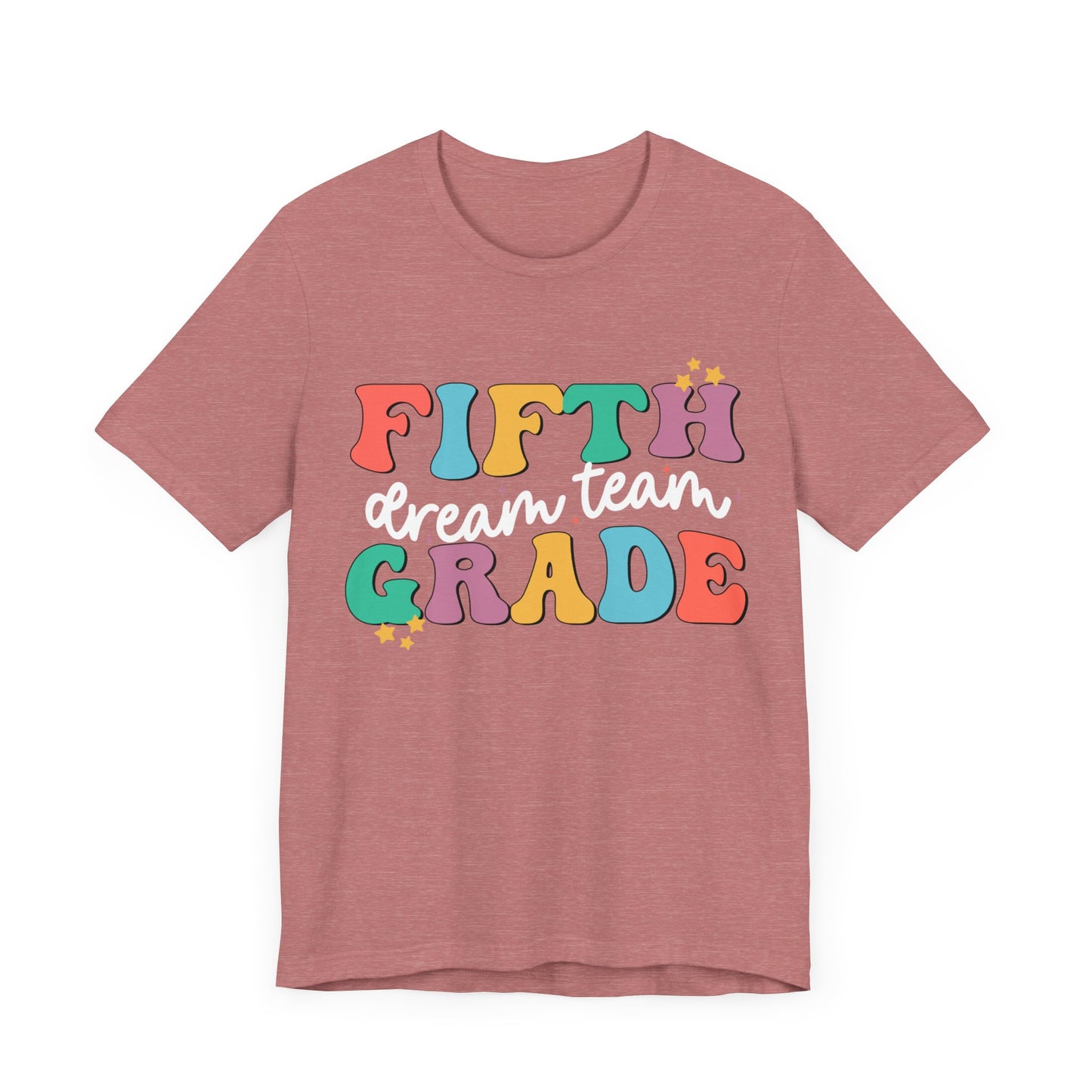 Fifth Grade Dream Team Jersey Short Sleeve Tee