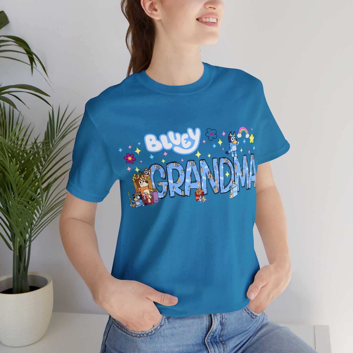 Bluey - Grandma Daily Affirmations Short Sleeve Tshirt