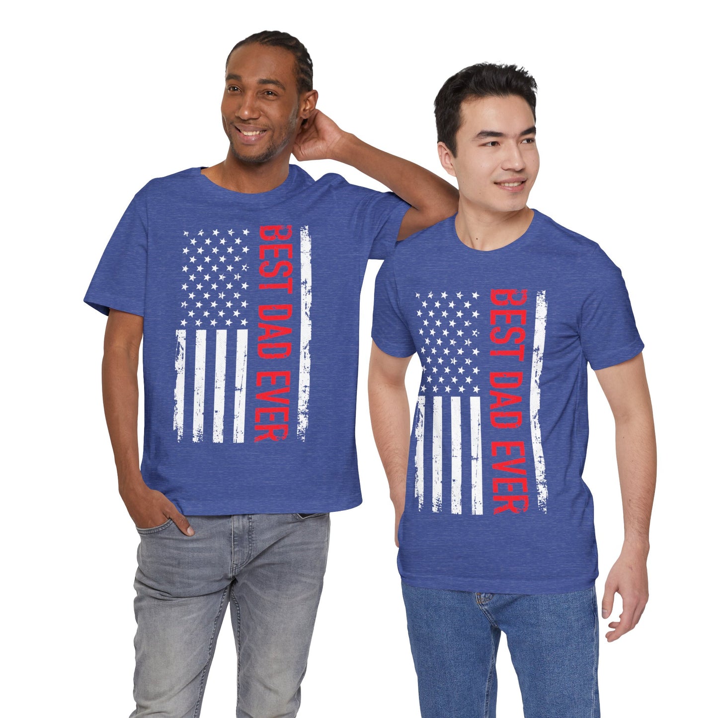 Best Dad Ever Jersey Short Sleeve Tee