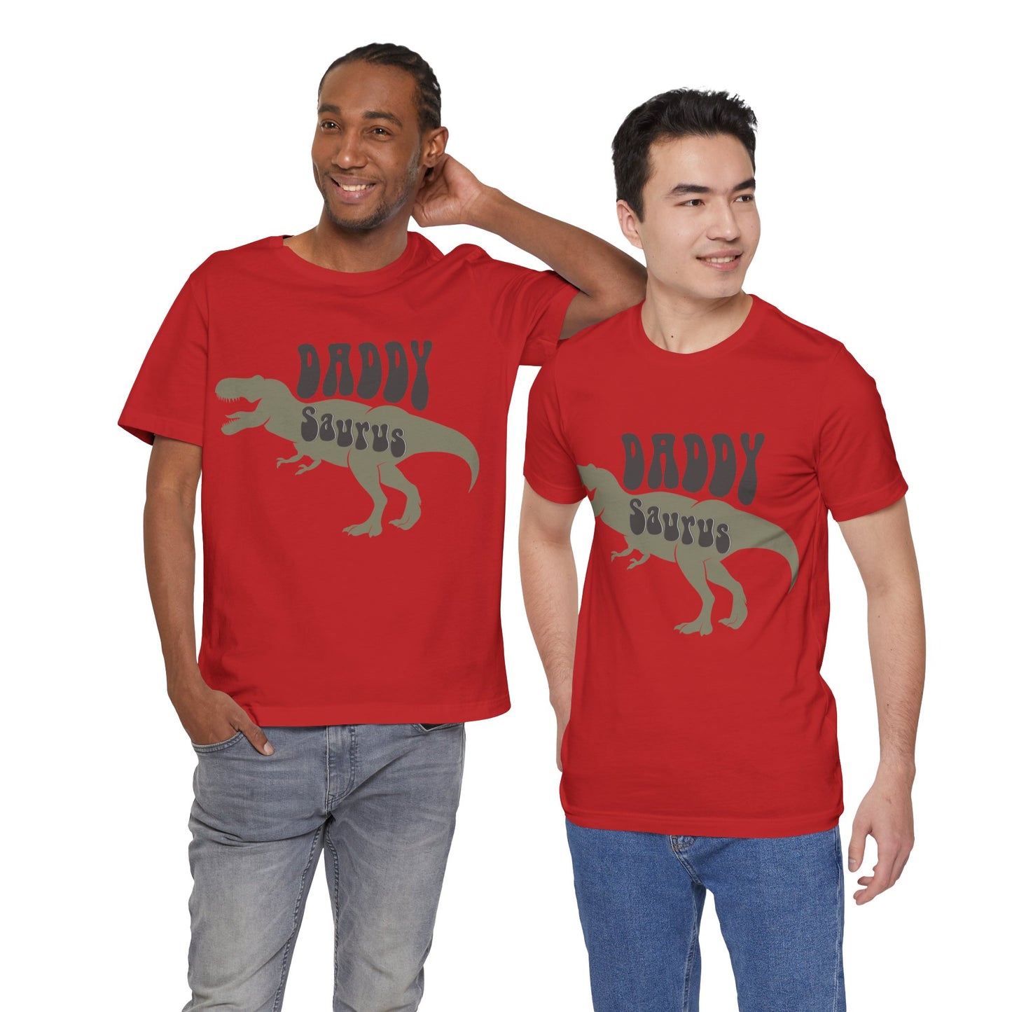 Daddy Saurus Jersey Short Sleeve Tee