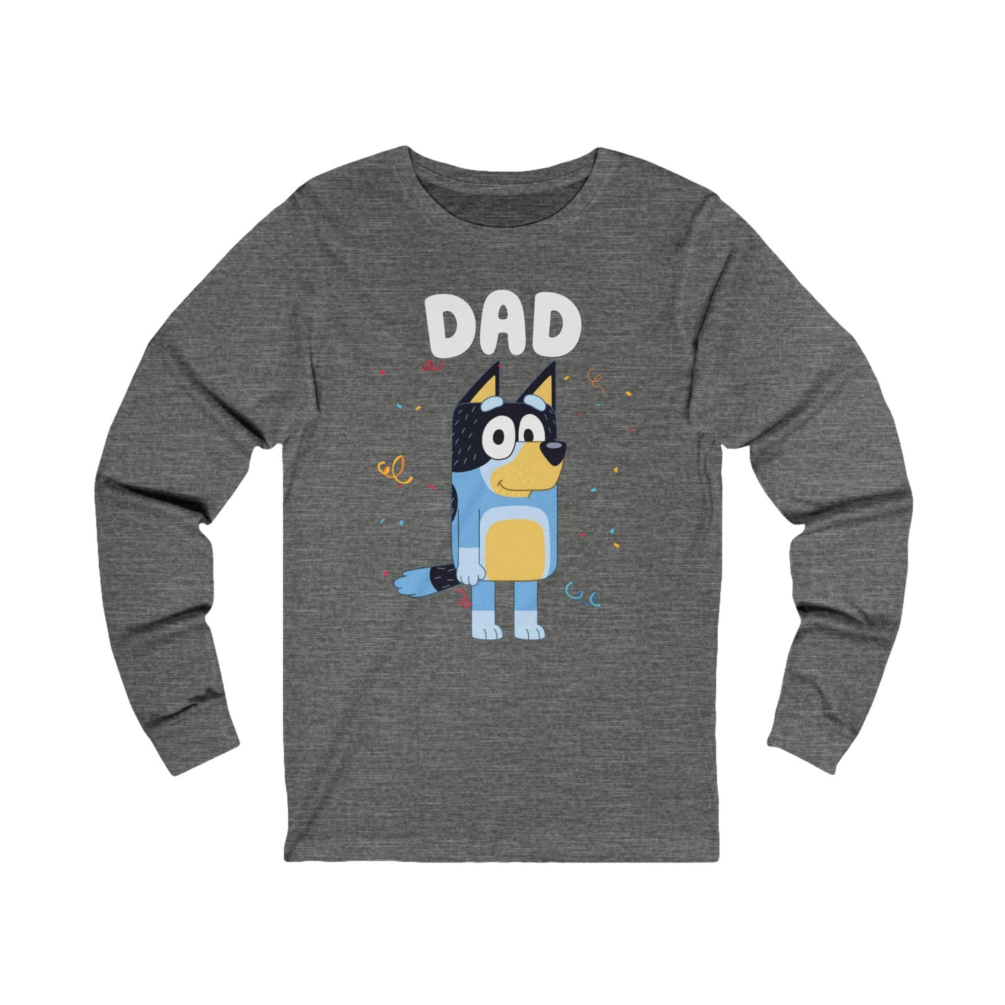 Dad Bluey Birthday Long sleeve Tshirt