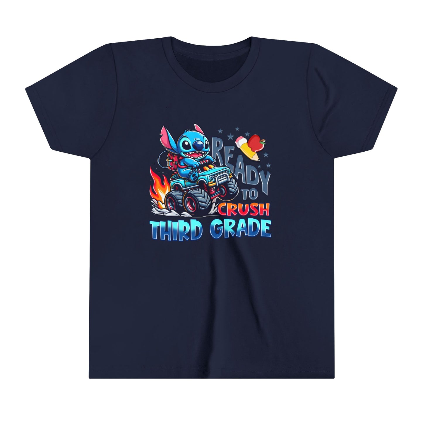 Ready to Crush Third Grade Youth Short Sleeve Tee