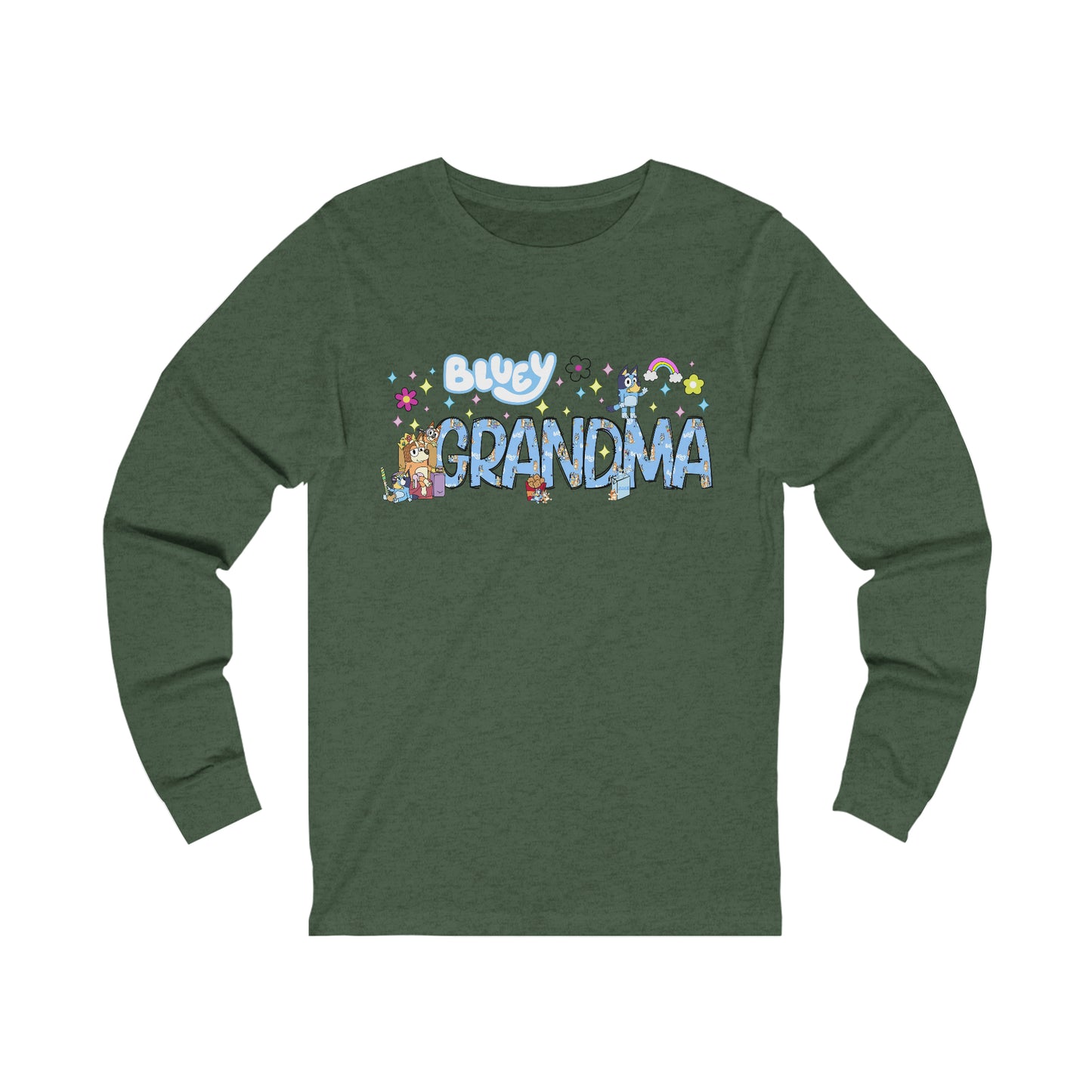 Bluey - Grandma Daily Affirmations Long Sleeve Tshirt