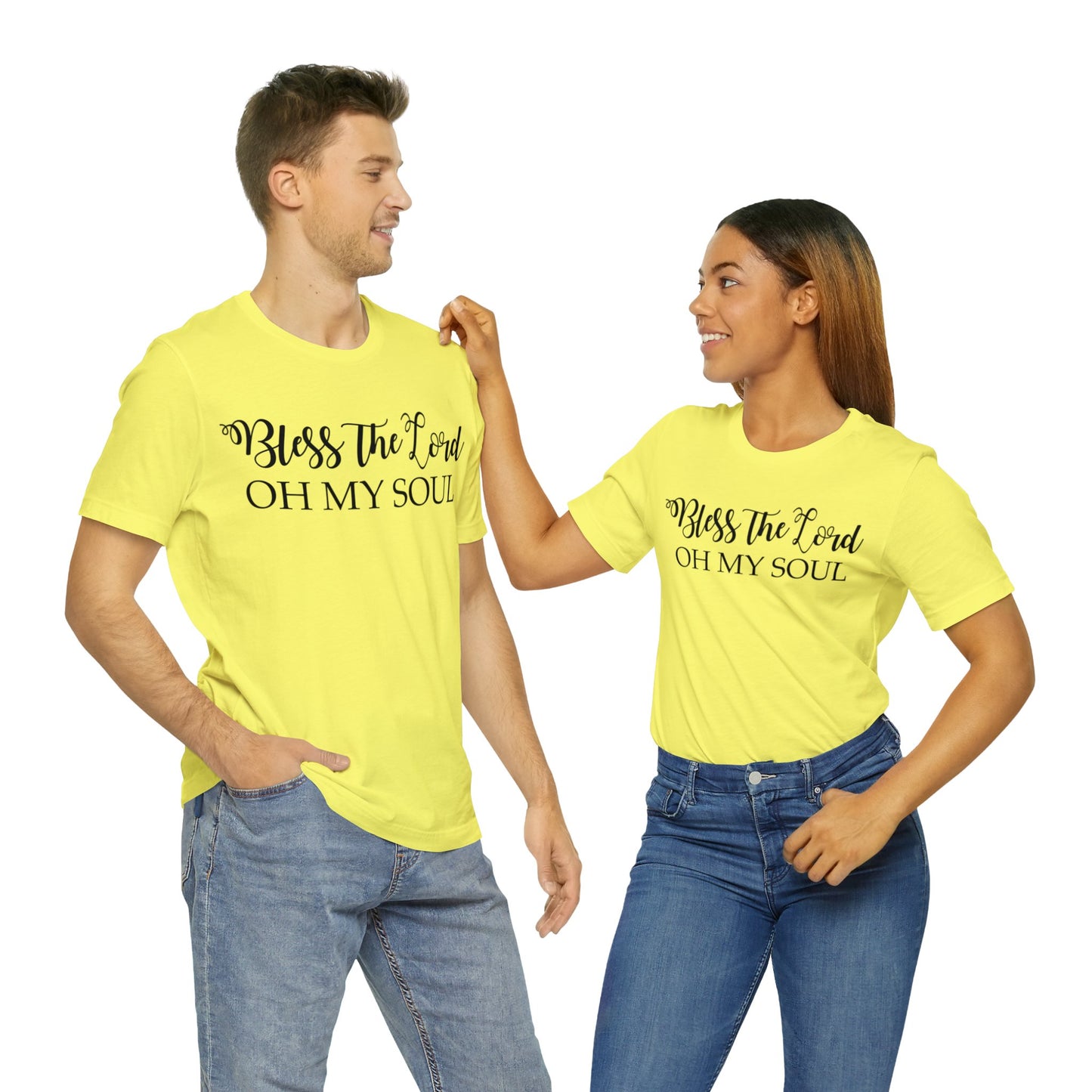 Bless the Lord, Oh my soul Short sleeve T-shirt