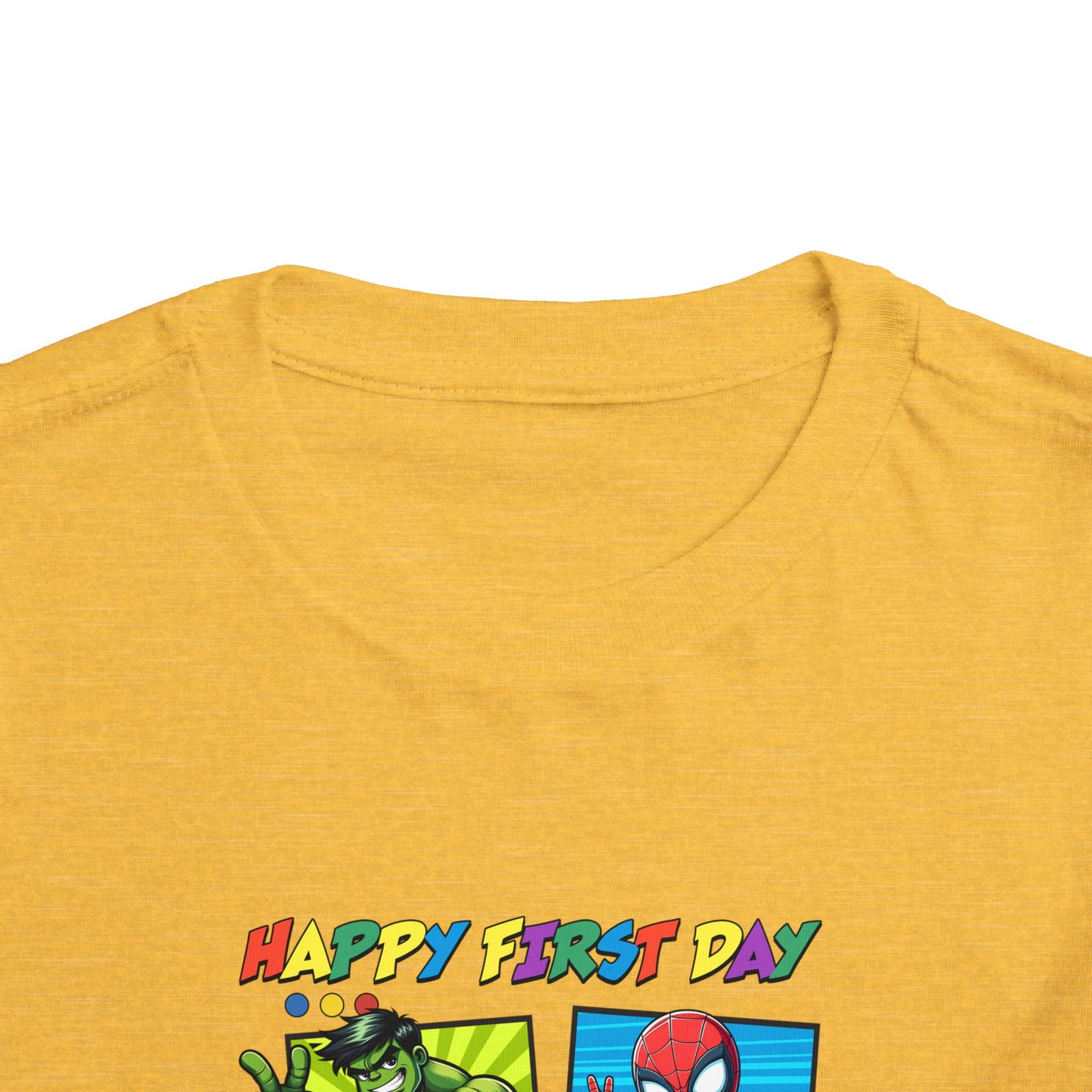 Happy First Day of School Toddler Short Sleeve Tee