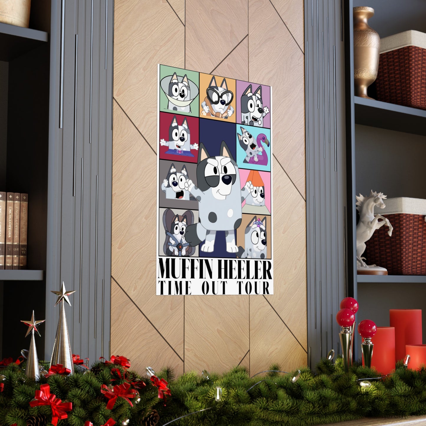 Muffin Heeler Time Out Tour Matte Vertical Posters