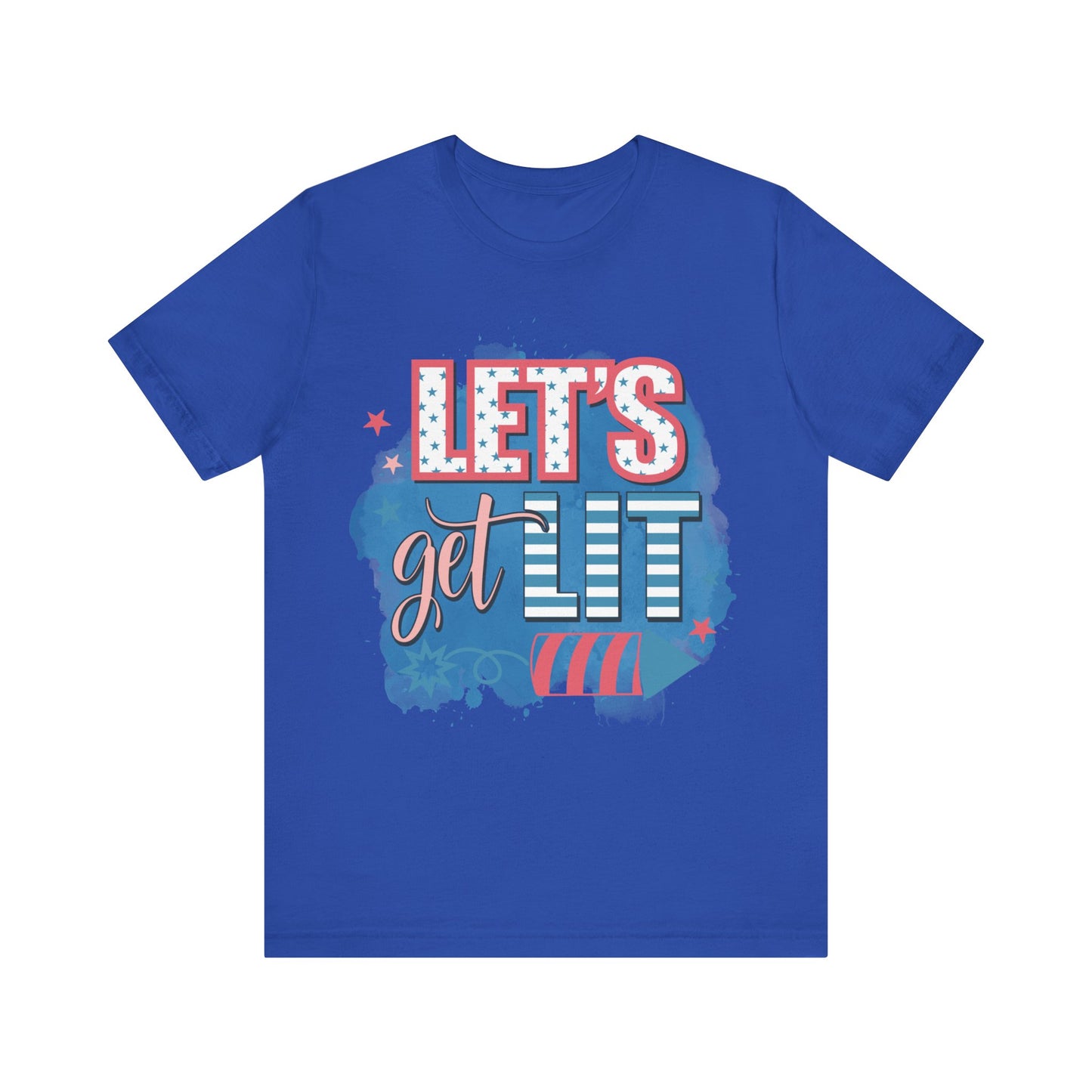 Lets Get Lit Jersey Short Sleeve Tee