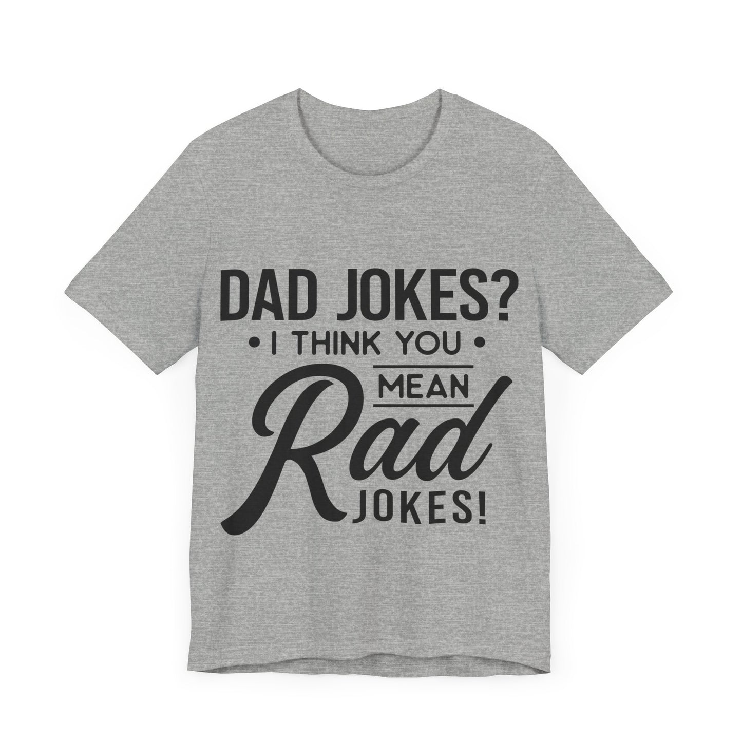 Dad Jokes Jersey Short Sleeve Tee