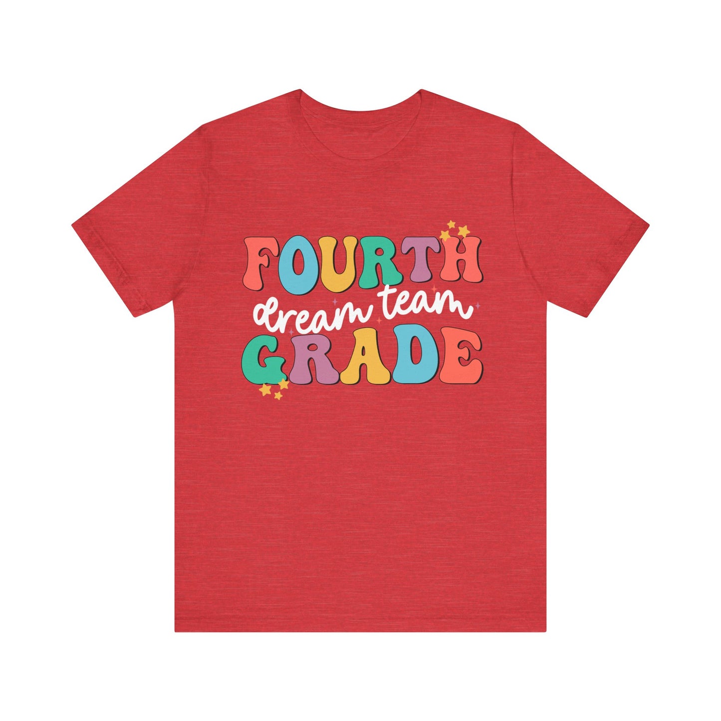 Fourth Grade Dream Team Jersey Short Sleeve Tee