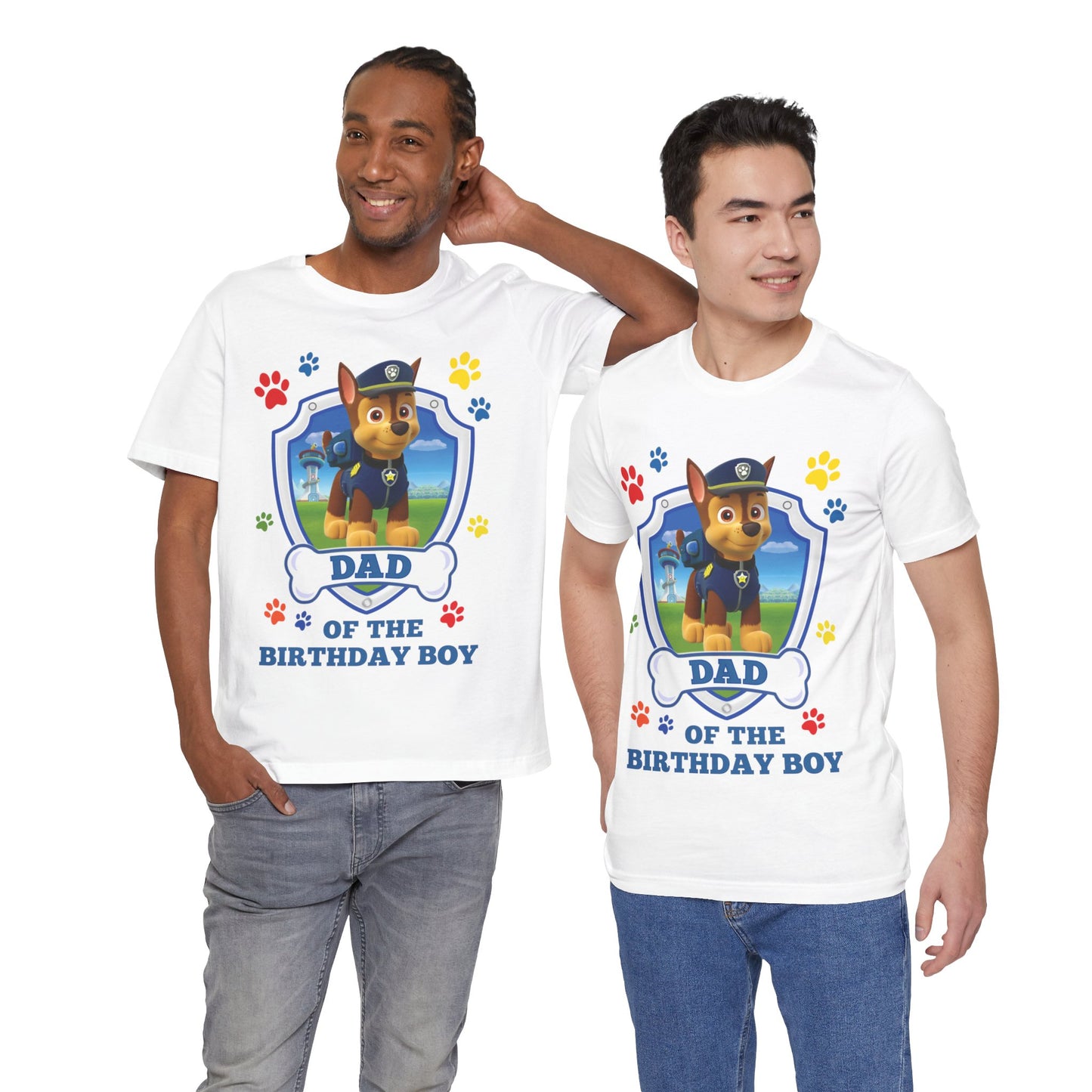 Dad of the Birthday Boy Jersey Short Sleeve Tee