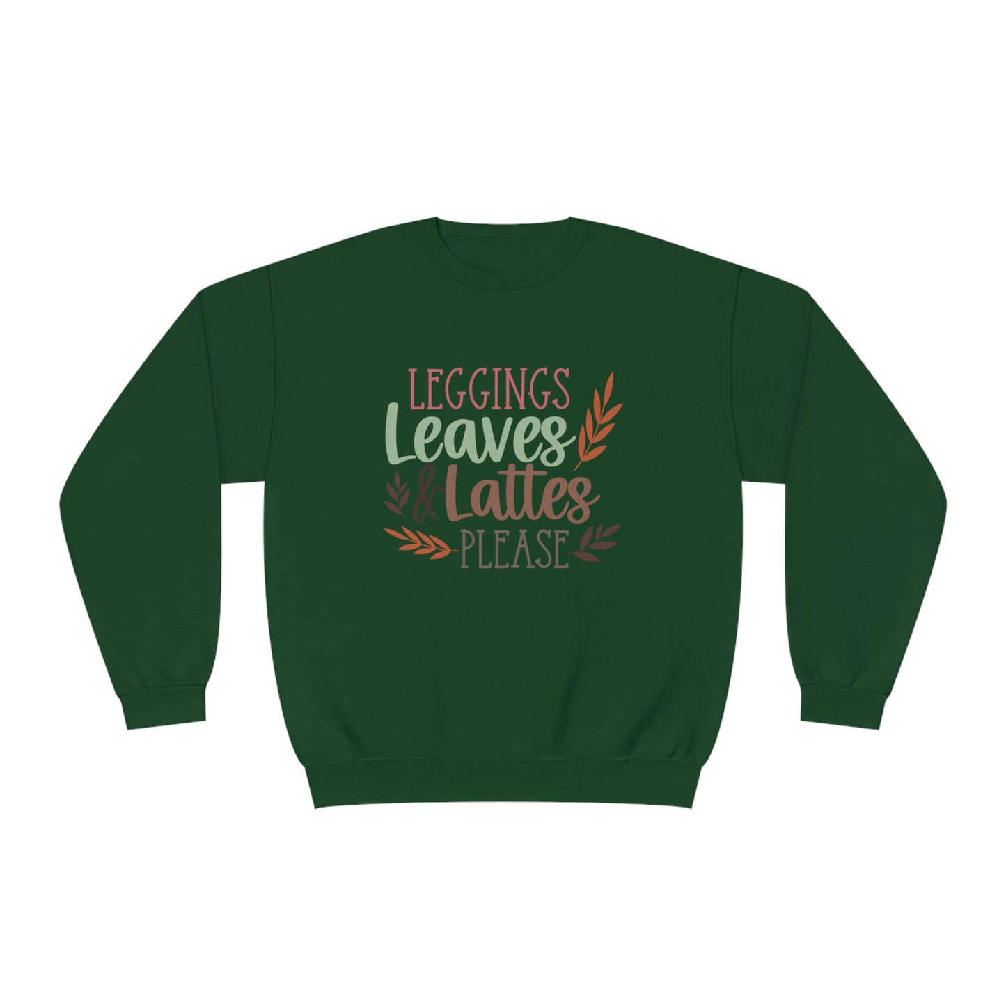 Leggings, Leaves & Lattes Please Crewneck Sweatshirt