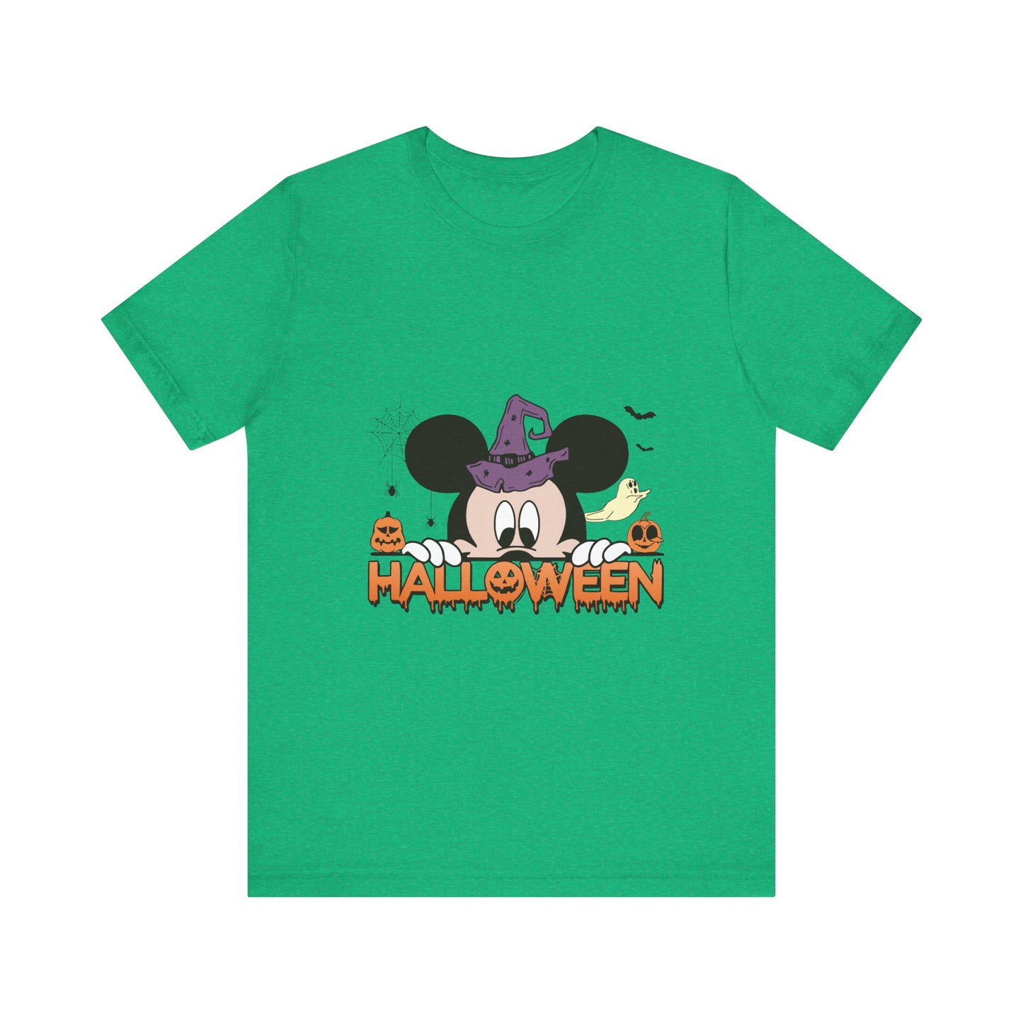 Mickey Halloween (front and back) Jersey Short Sleeve Tee