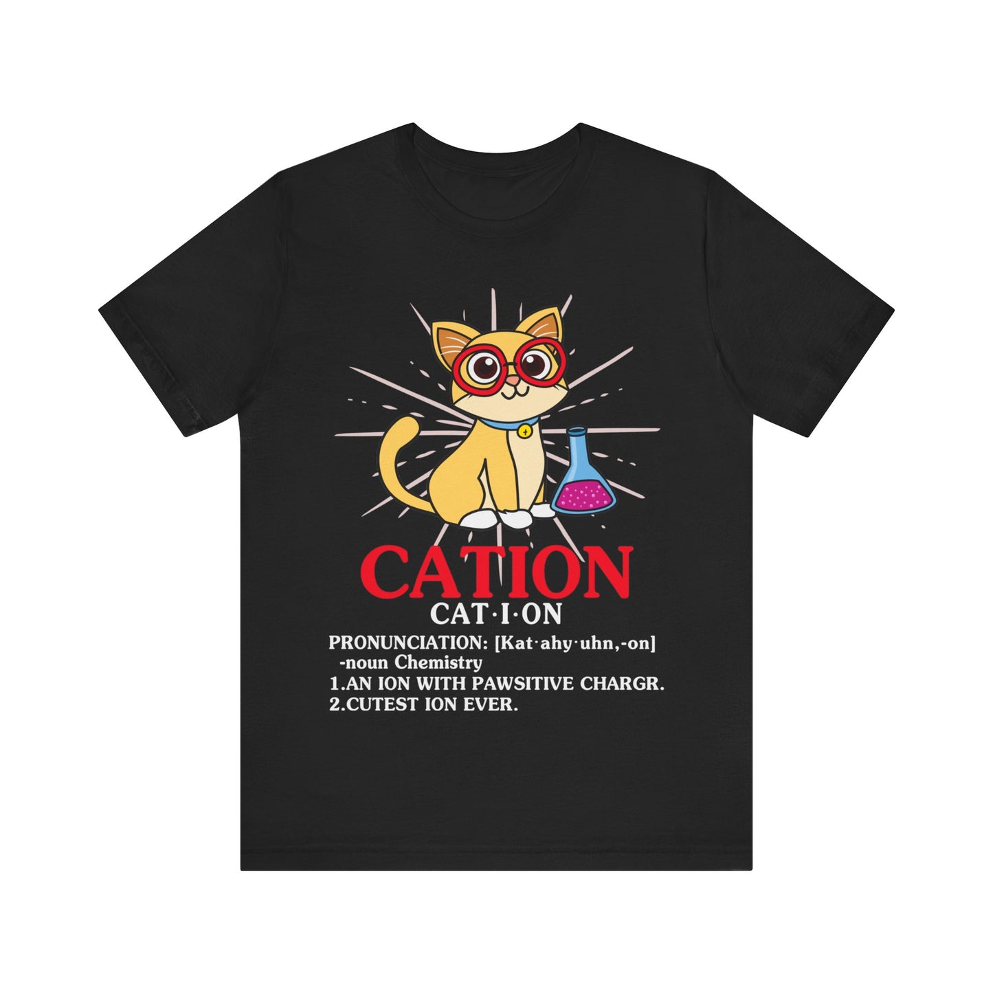 Cat-I-On (Cation) Definition Jersey Short Sleeve Tee