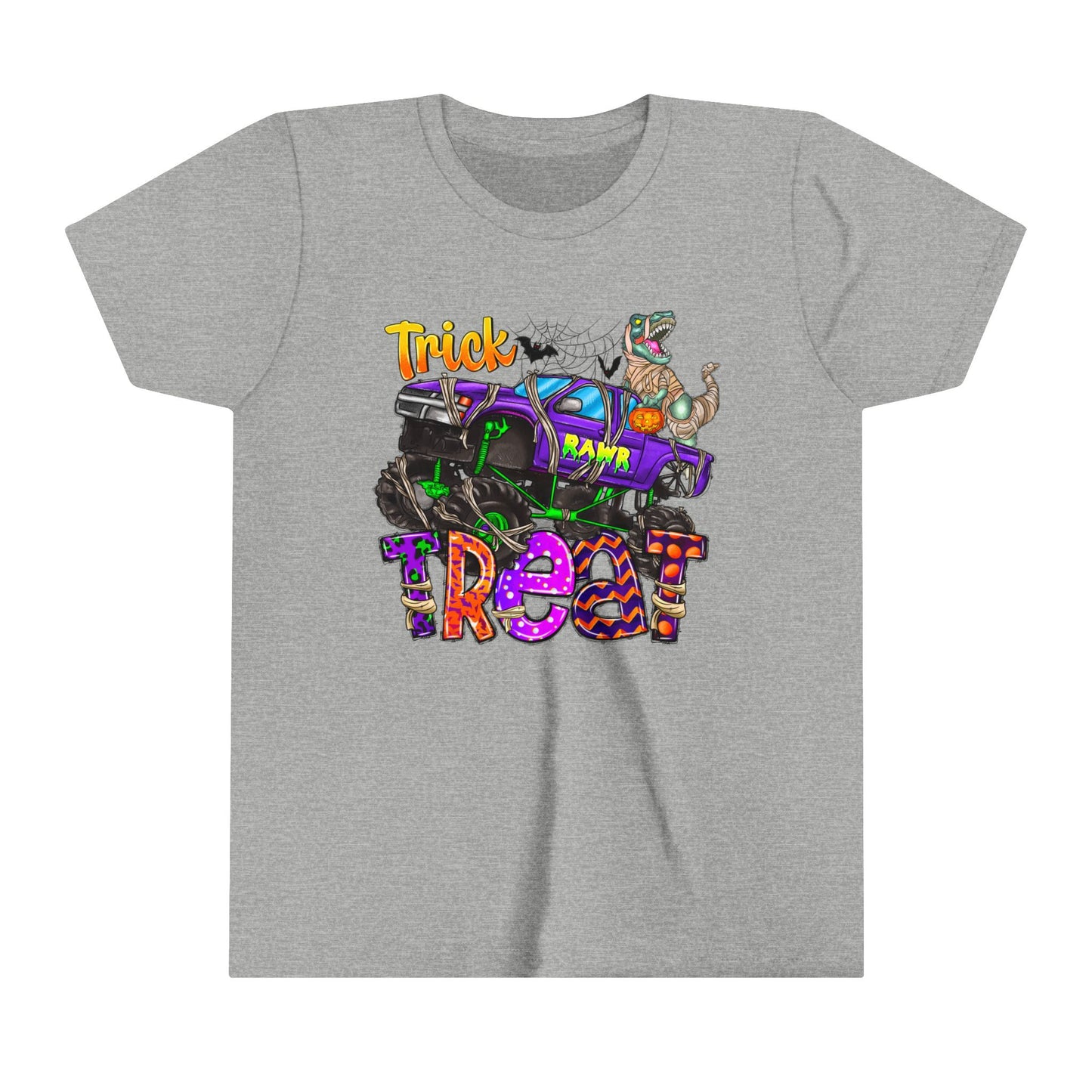 Trick RAWR Treat Youth Short Sleeve Tee