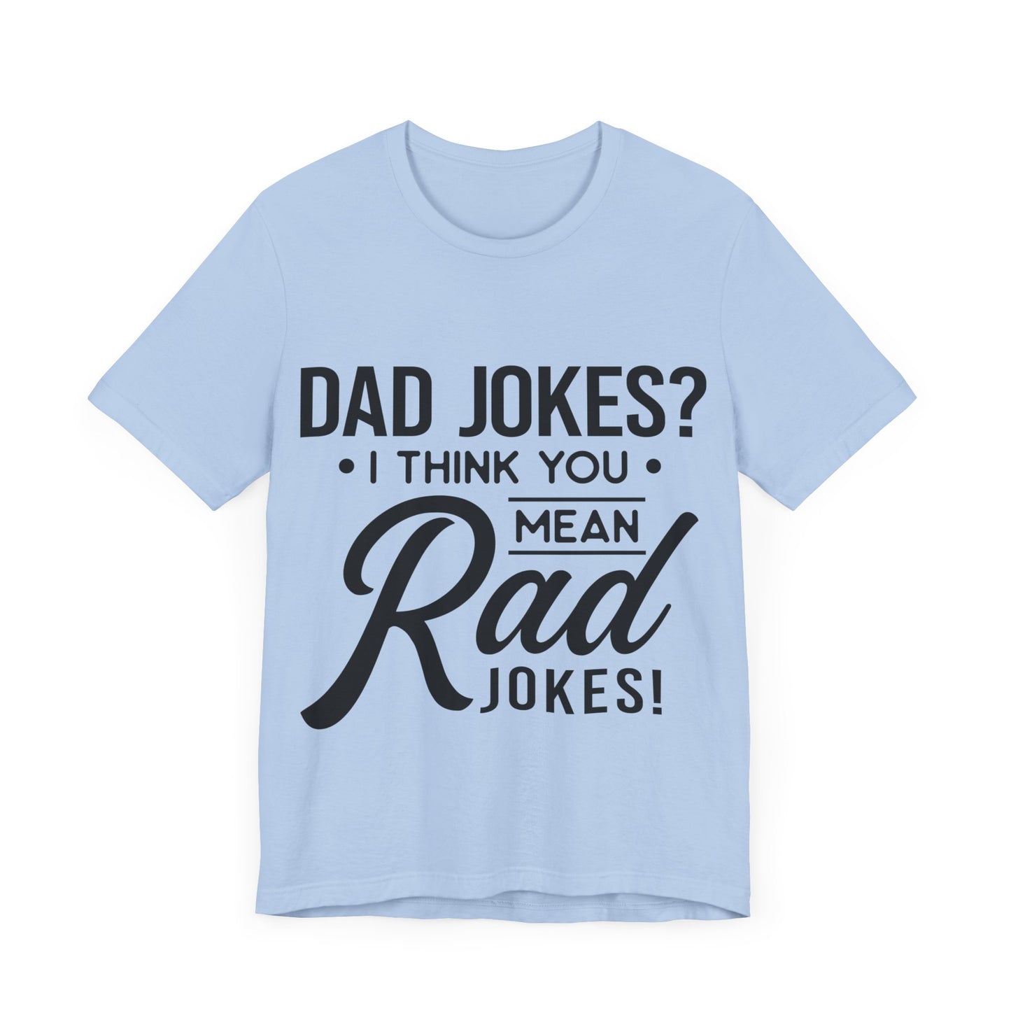 Dad Jokes Jersey Short Sleeve Tee