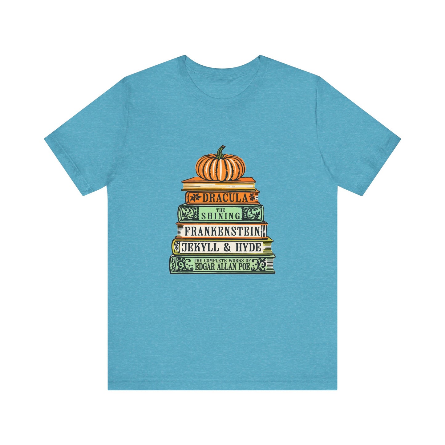 Horror Books Jersey Short Sleeve Tee